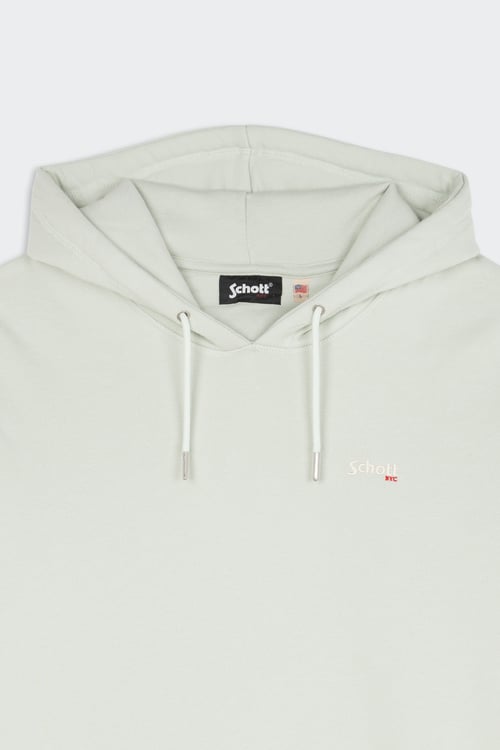 SCHOTT Hoodie Vert