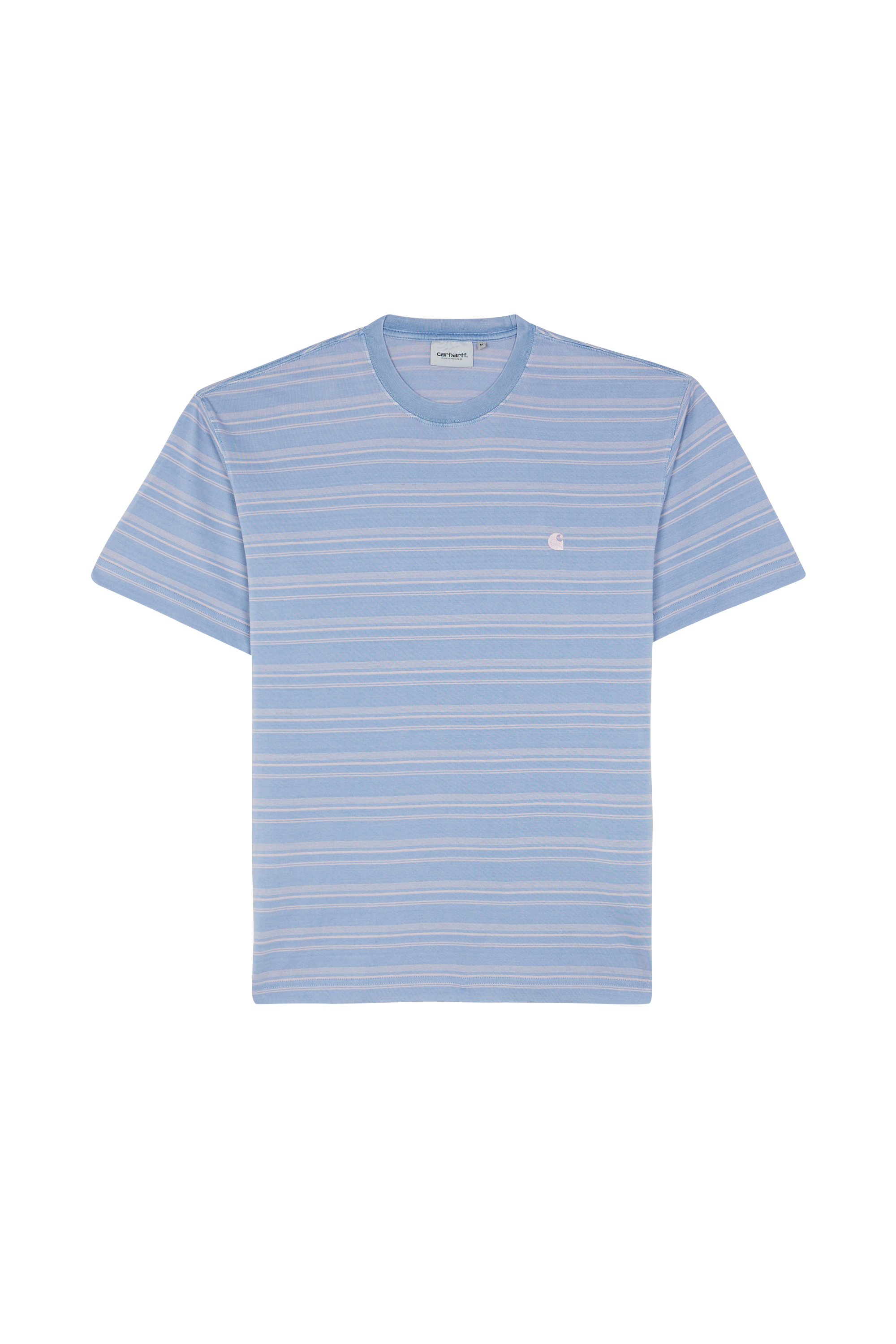 Regular-fit round-neck cotton T-shirt Multicolored