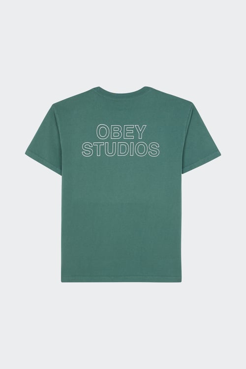 OBEY T-shirt Vert