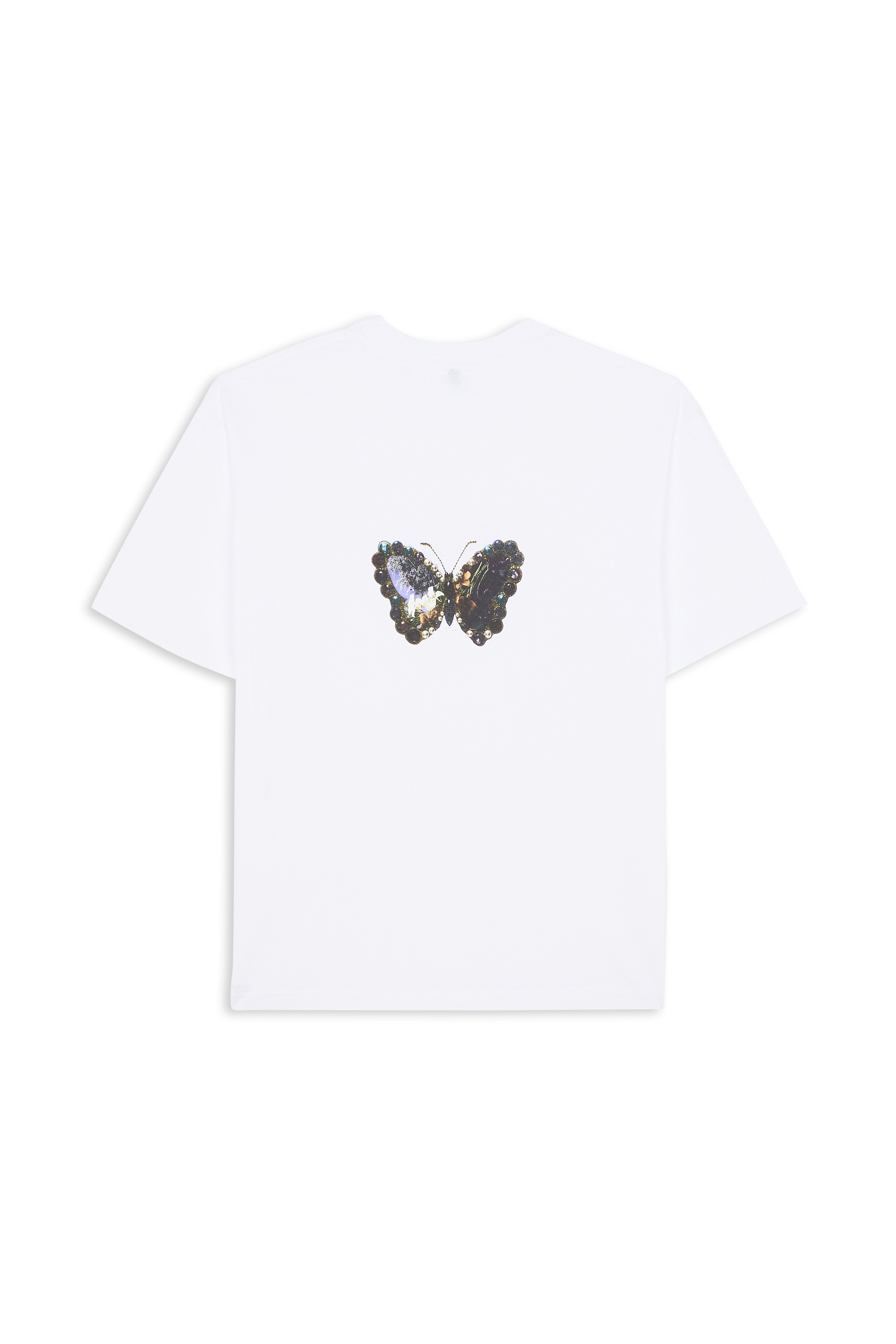 Regular-fit round-neck cotton T-shirt White