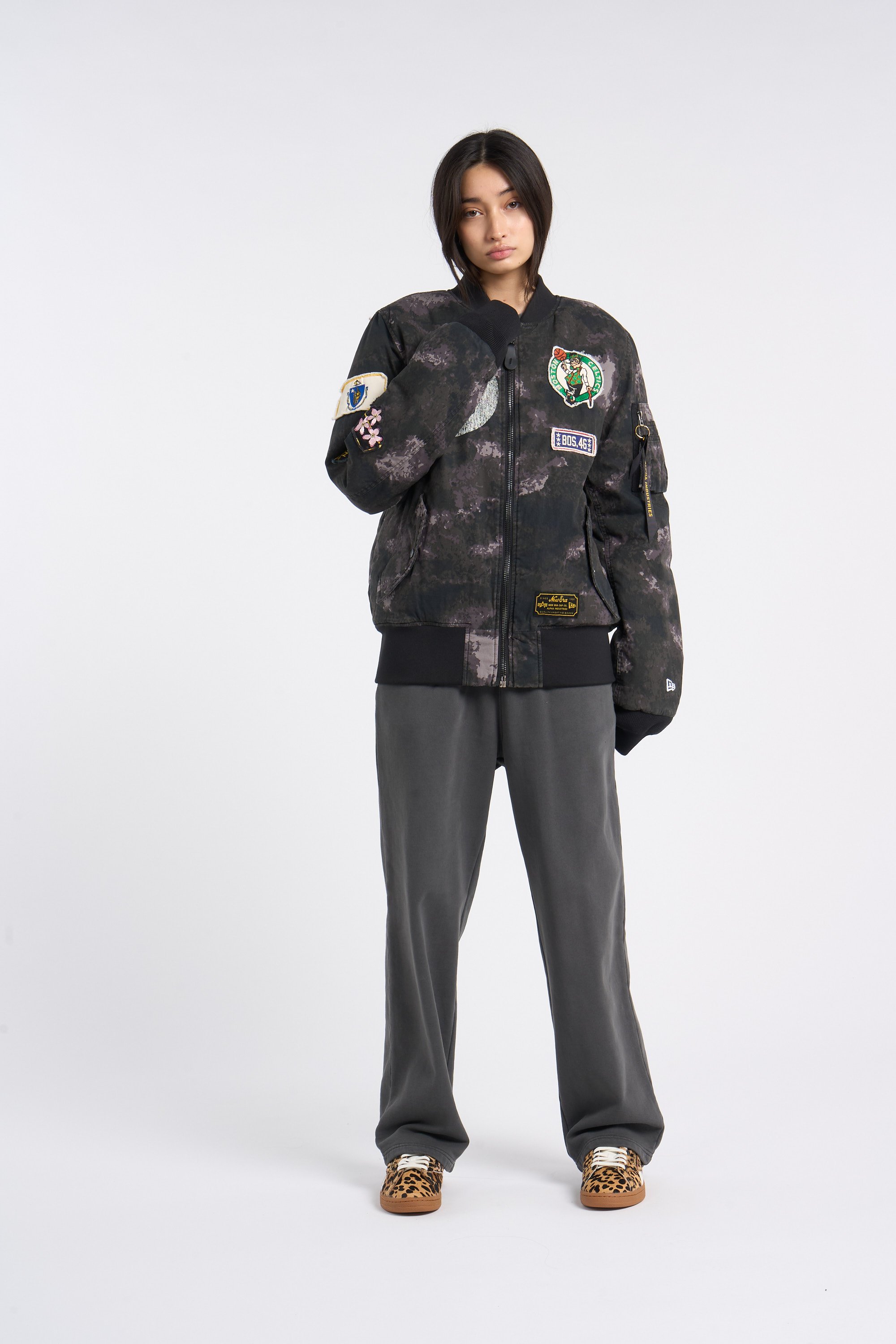 Blouson NEW ERA Gris