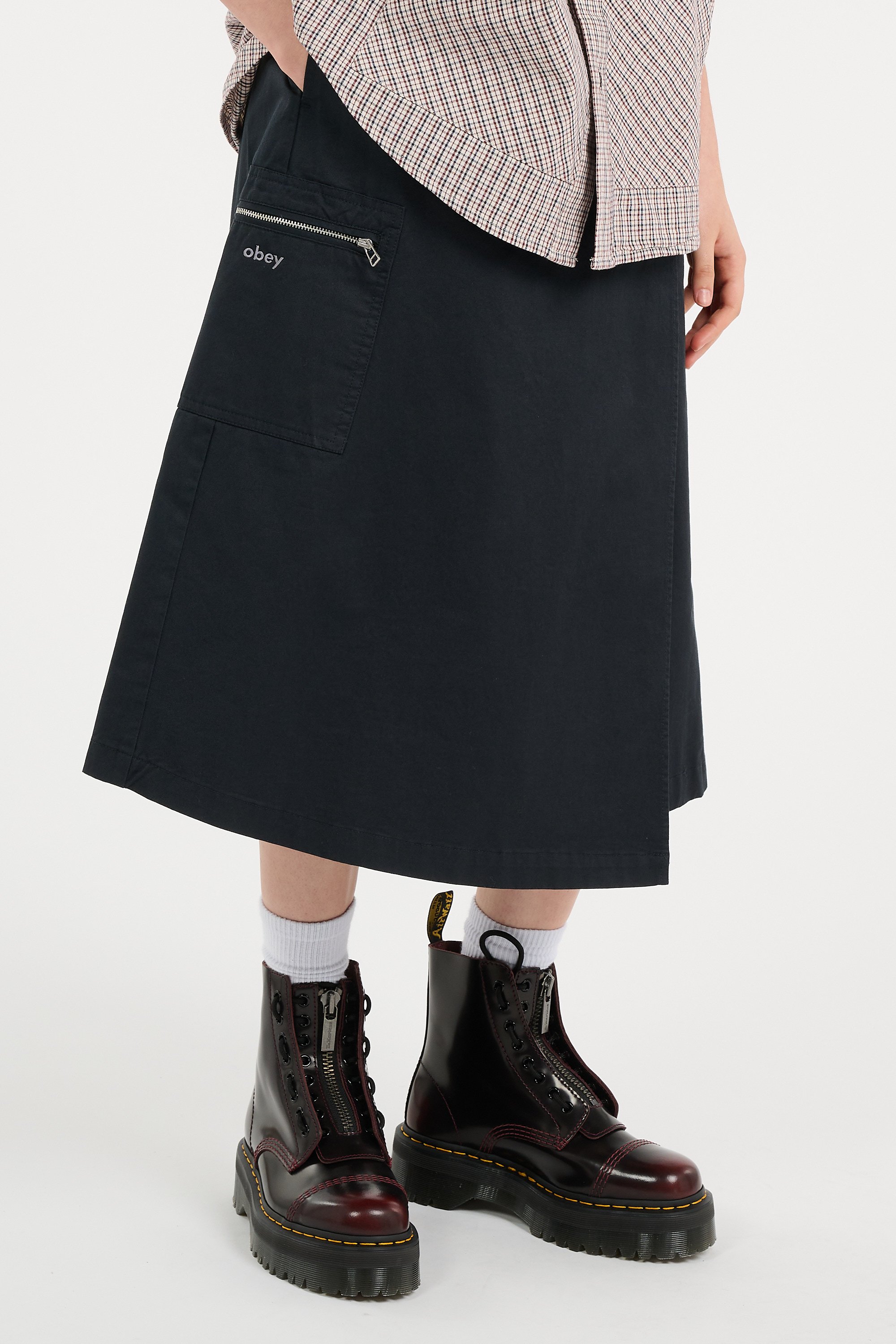 skirt | Black OBEY Women