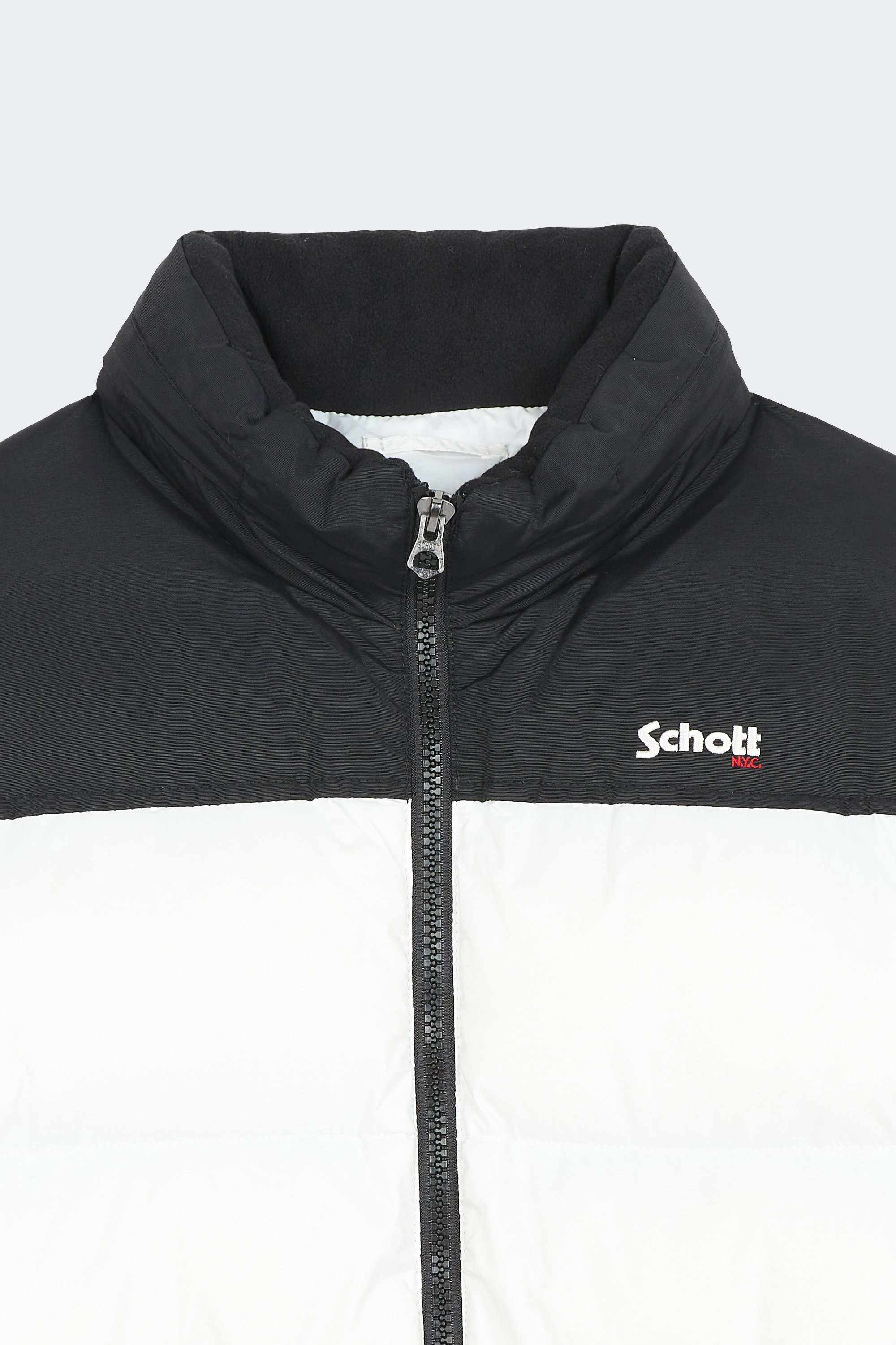 Puffer Jacket | White by SCHOTT Puffer Jacket White