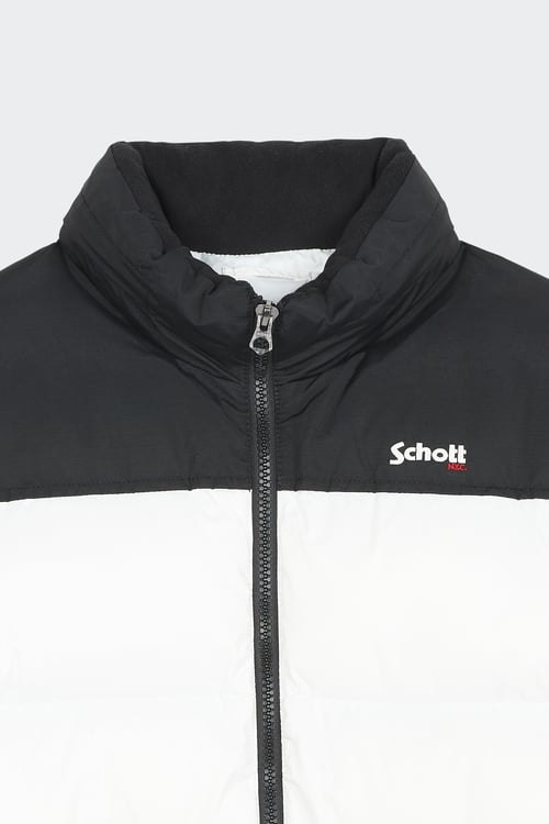 SCHOTT Doudoune Blanc