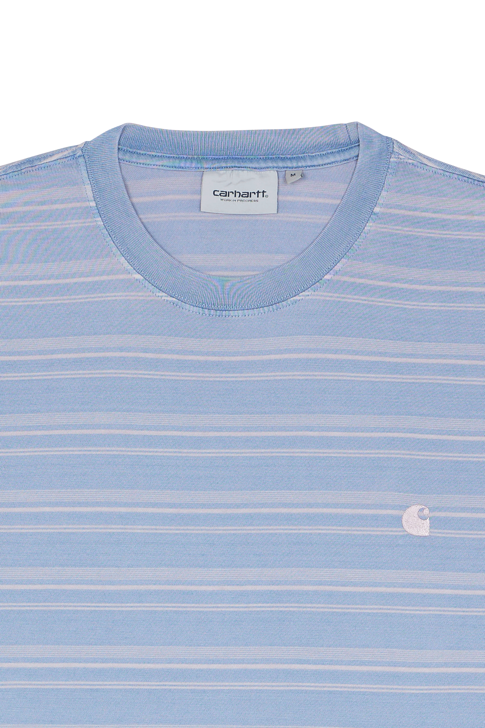 Regular-fit round-neck cotton T-shirt Multicolored