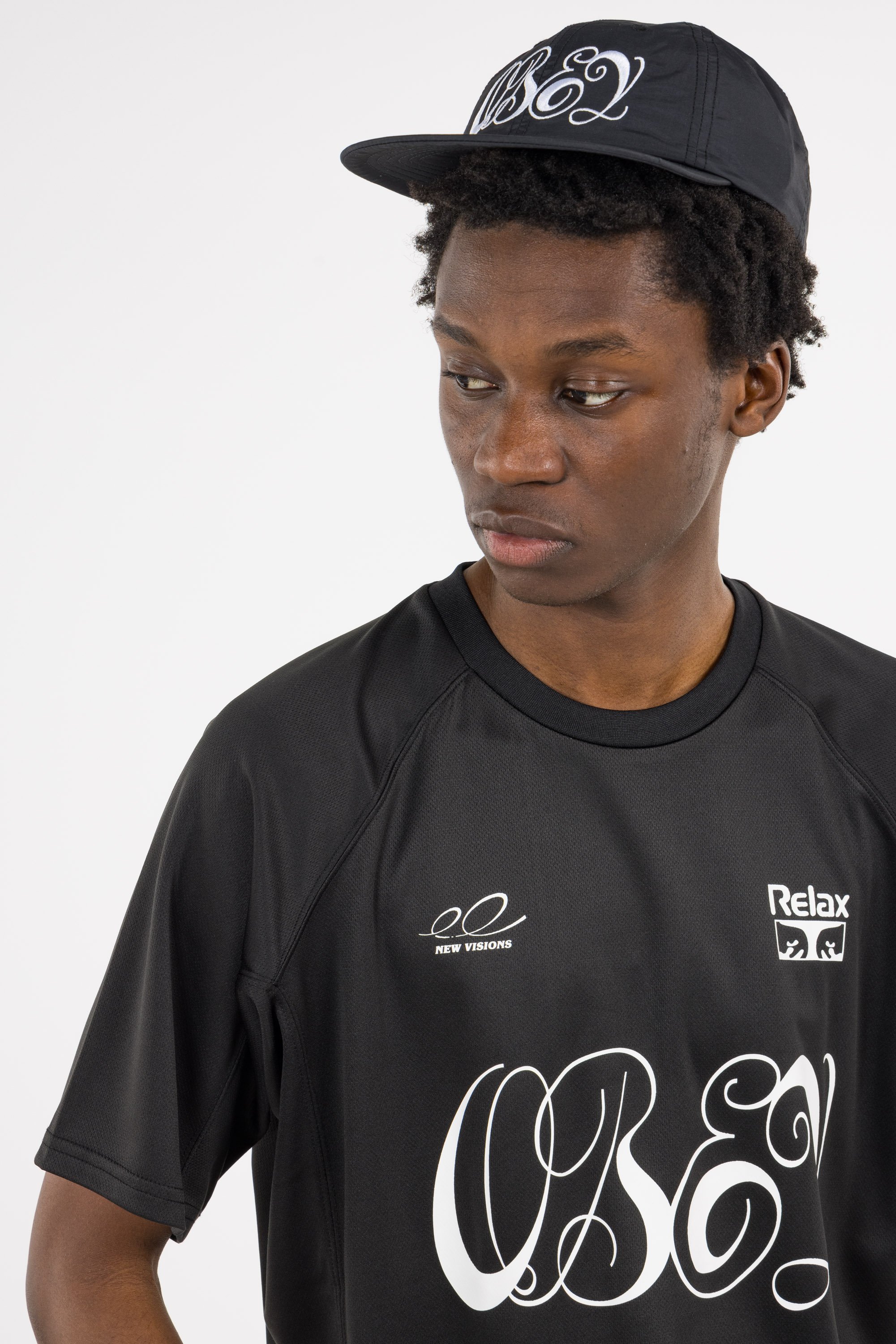 Casquette Obey script nylon pnl Noir Obey Homme Citadium