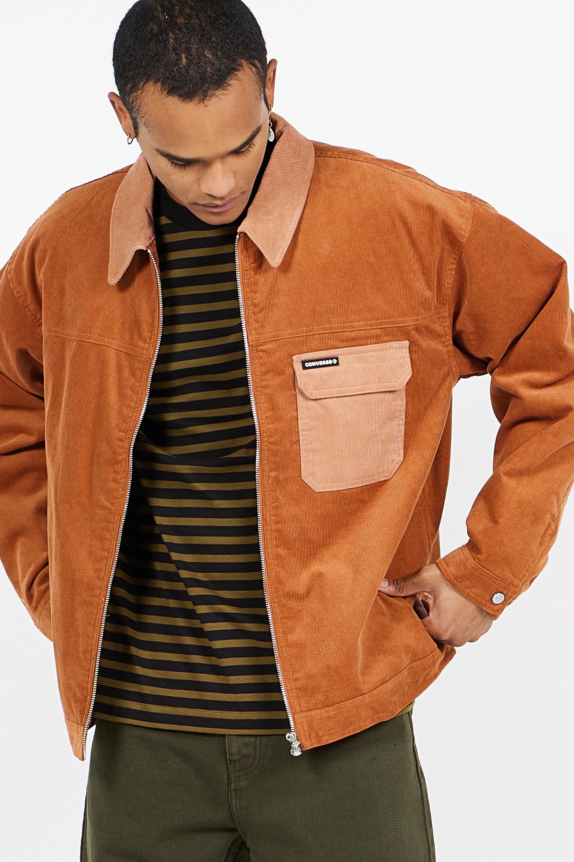 Jacket | Brown by CONVERSE Jacket Brown