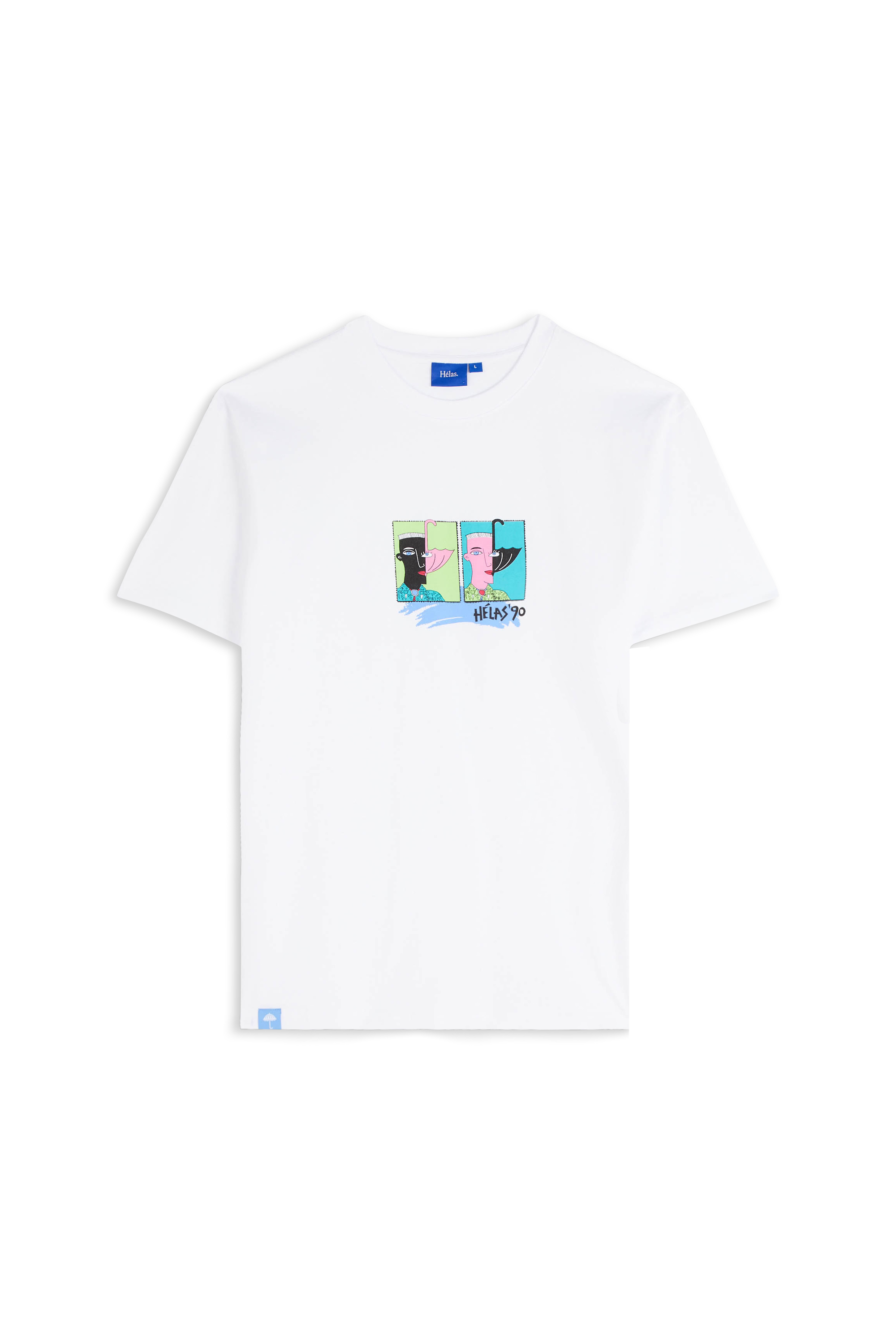 Regular-fit round-neck cotton T-shirt White