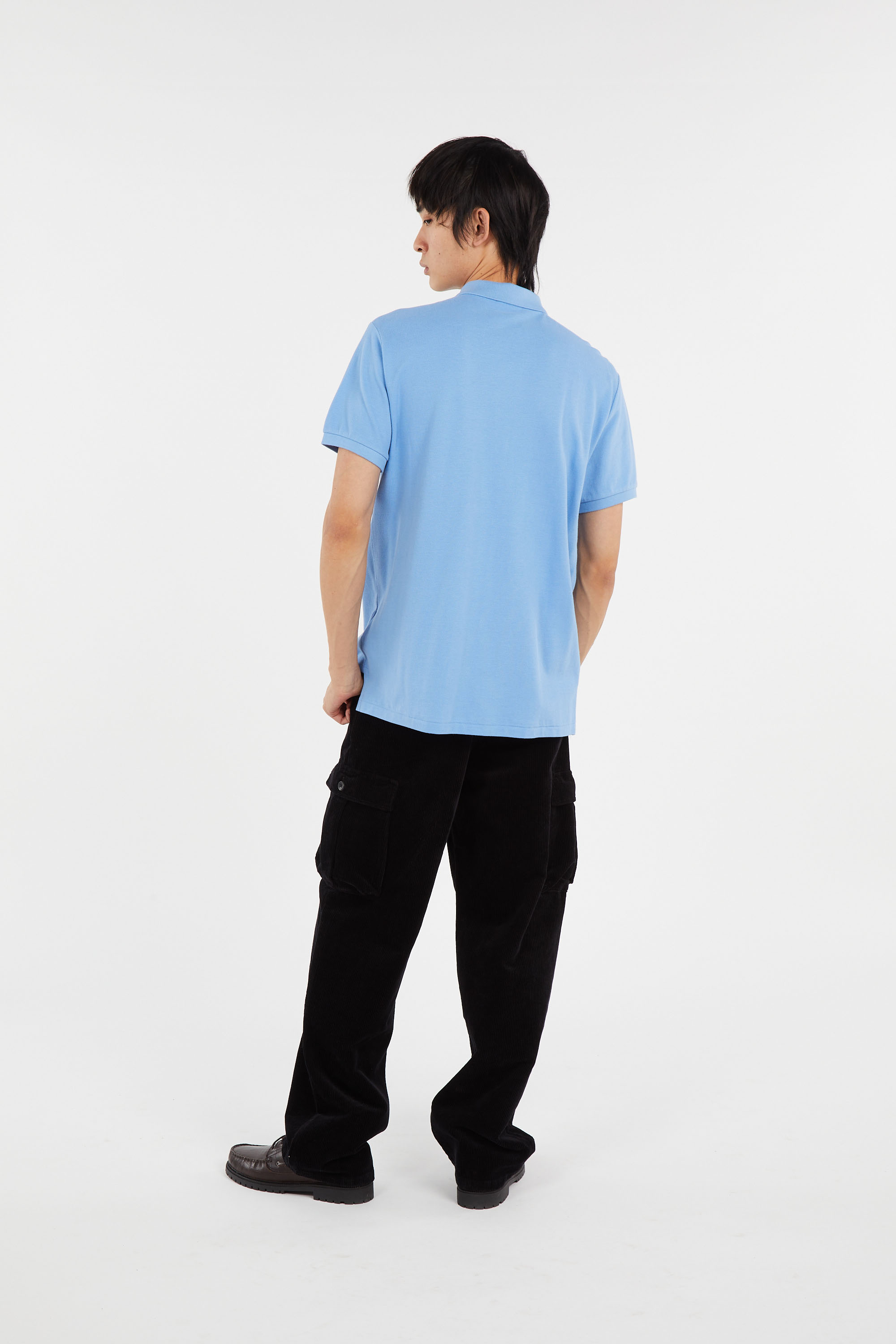 Cotton polo shirt Blue