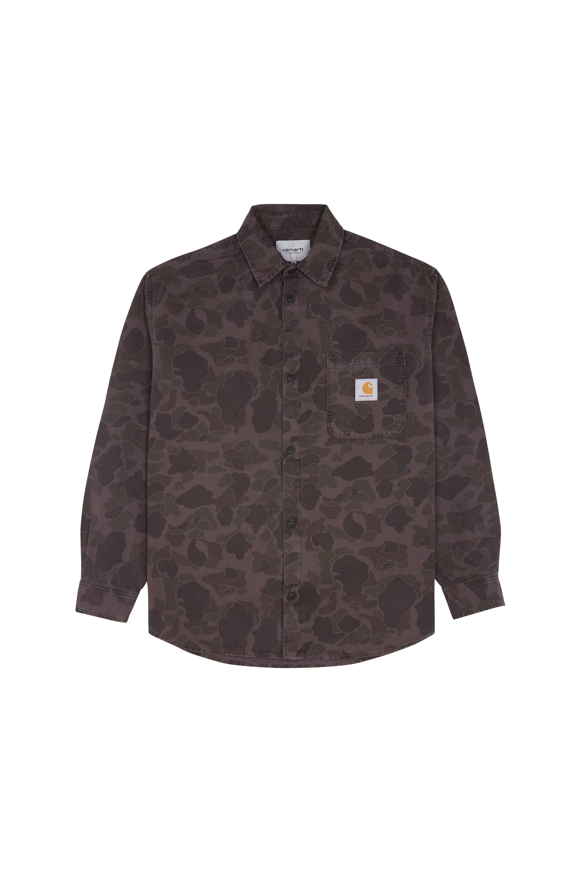 Overshirt L/S Duck Shirt Camo duck, green / graphite