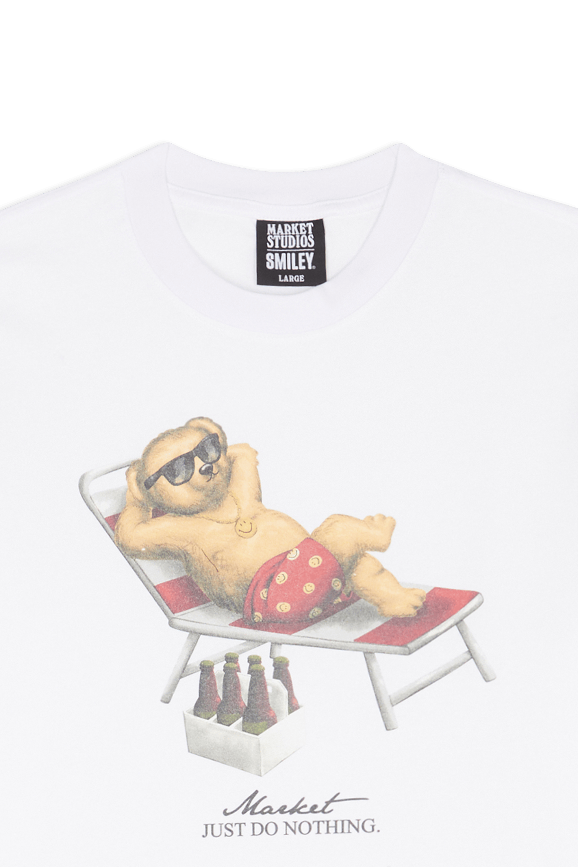 Regular-fit round-neck cotton T-shirt White