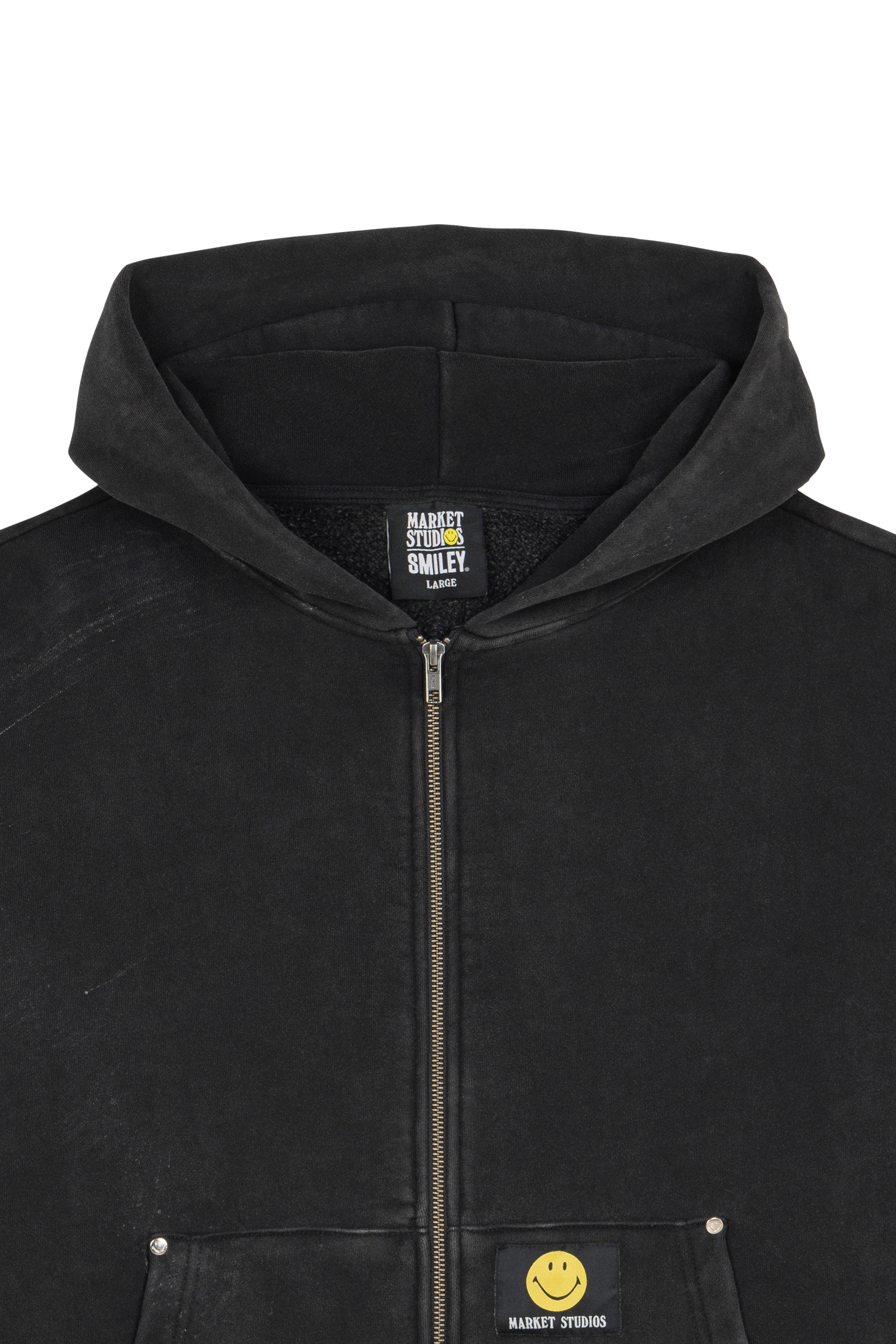 Sweatshirt zippé | Noir MARKET Homme