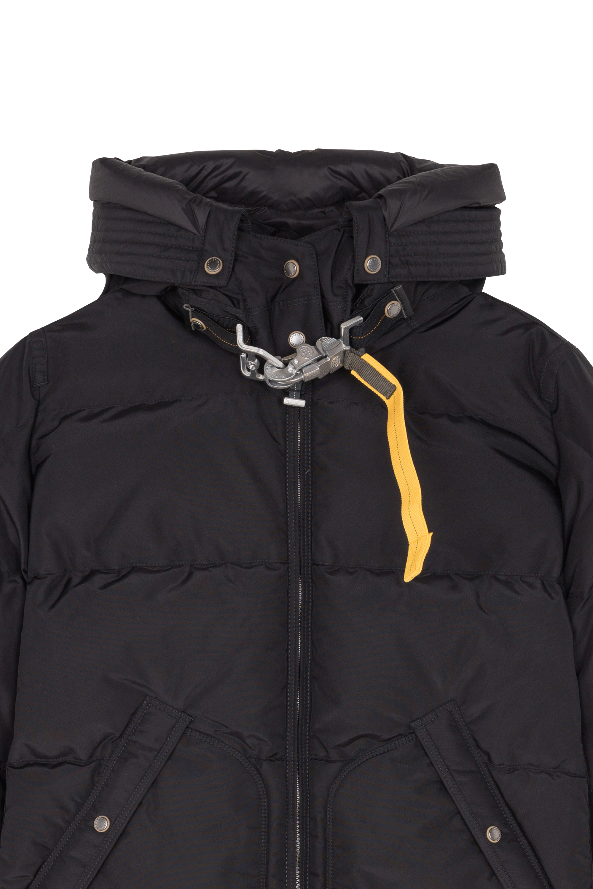 Lightweight quilted padded jacket with high neck Black