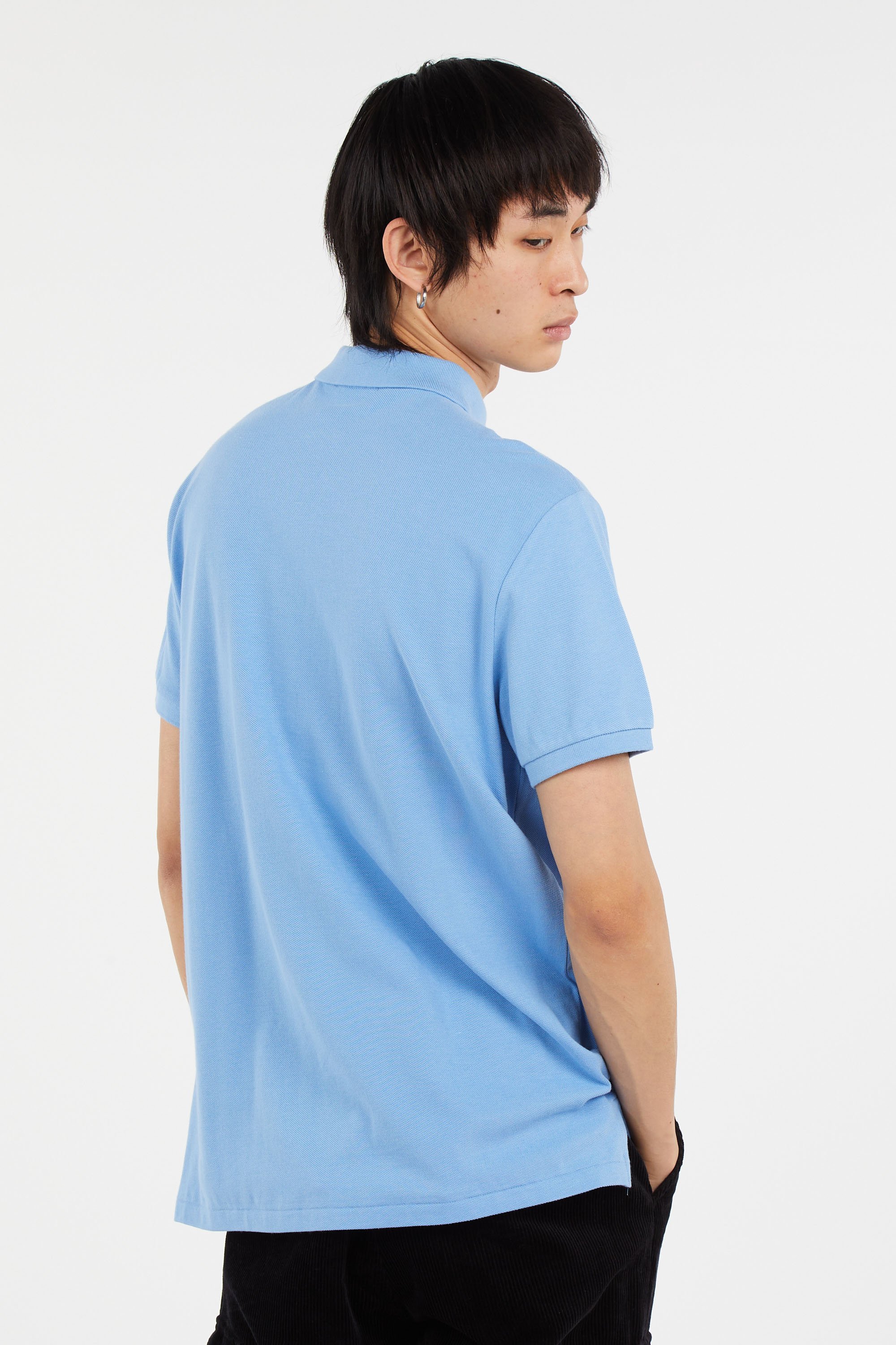 Cotton polo shirt Blue