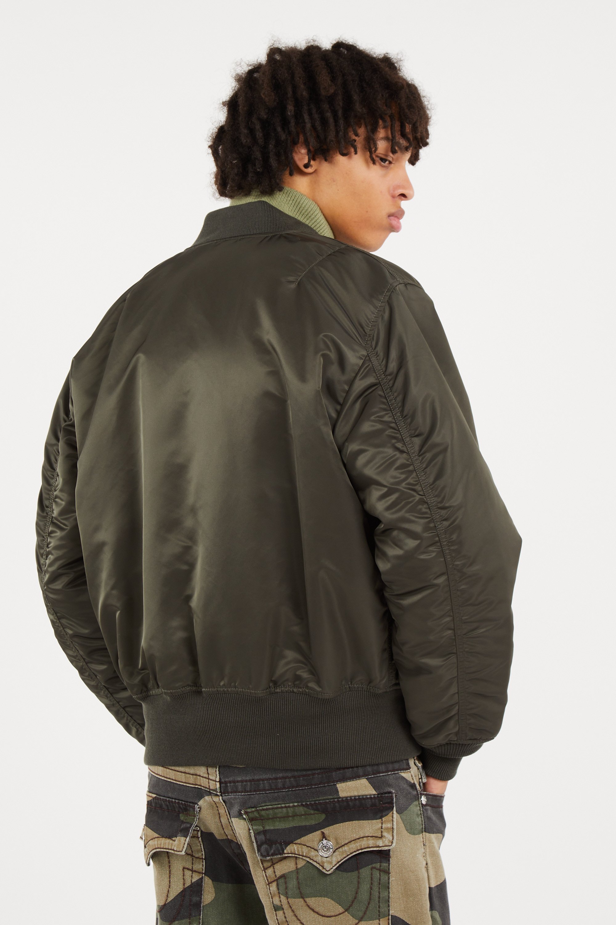 Bomber jacket | Grey ALPHA INDUSTRIES Men