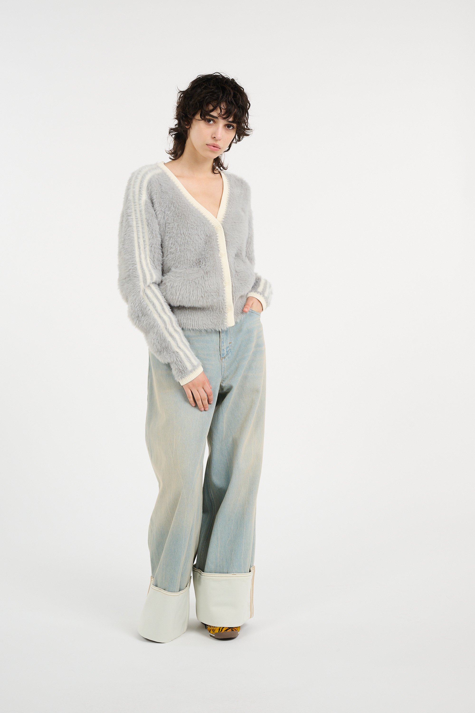 Cardigan ADIDAS Gris