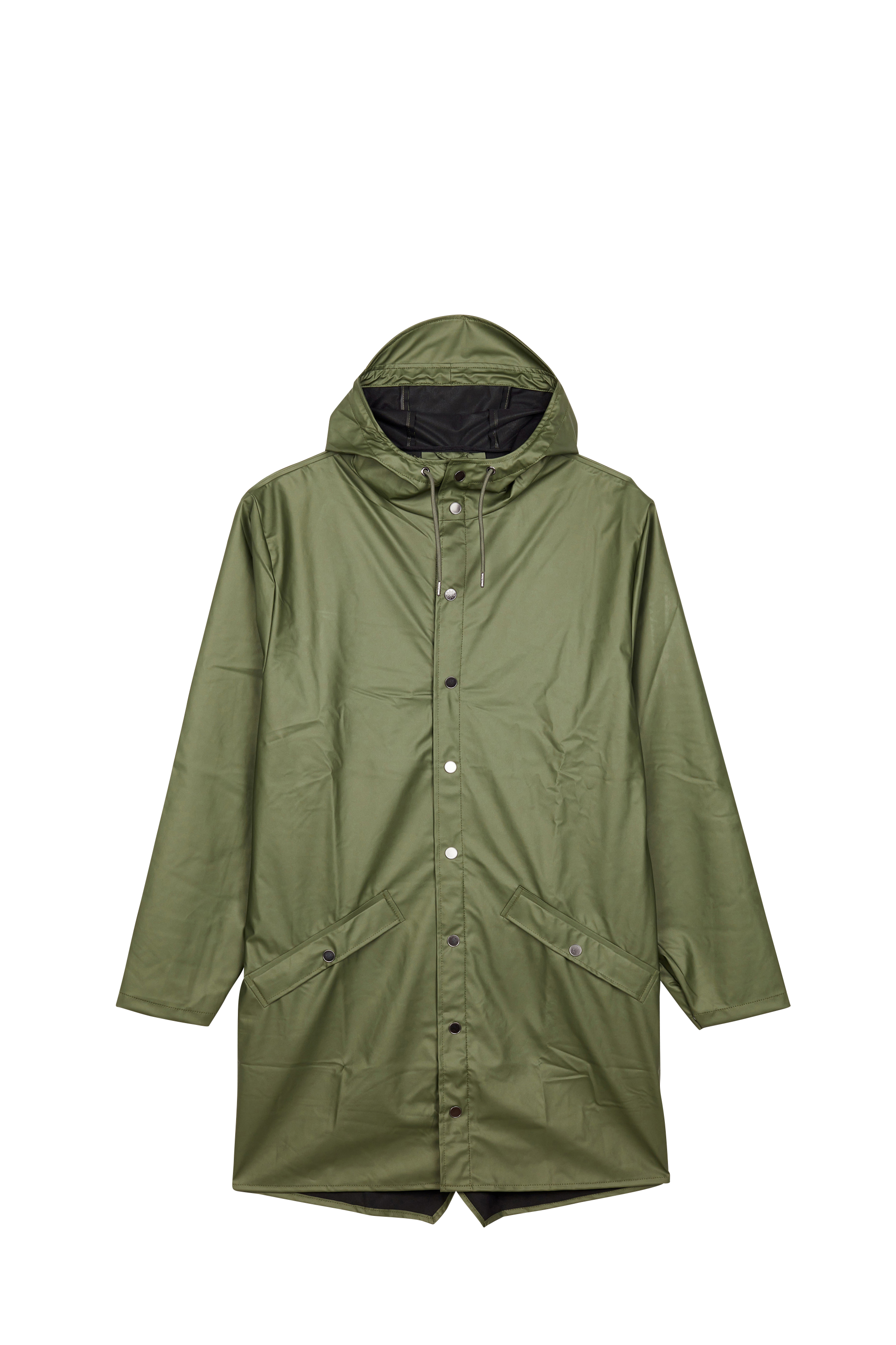 Waterproof hooded windbreaker coat LONG JACKET W3 Vert