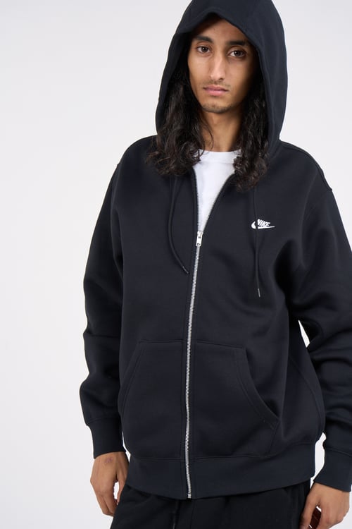 NIKE Hoodie zippé Noir