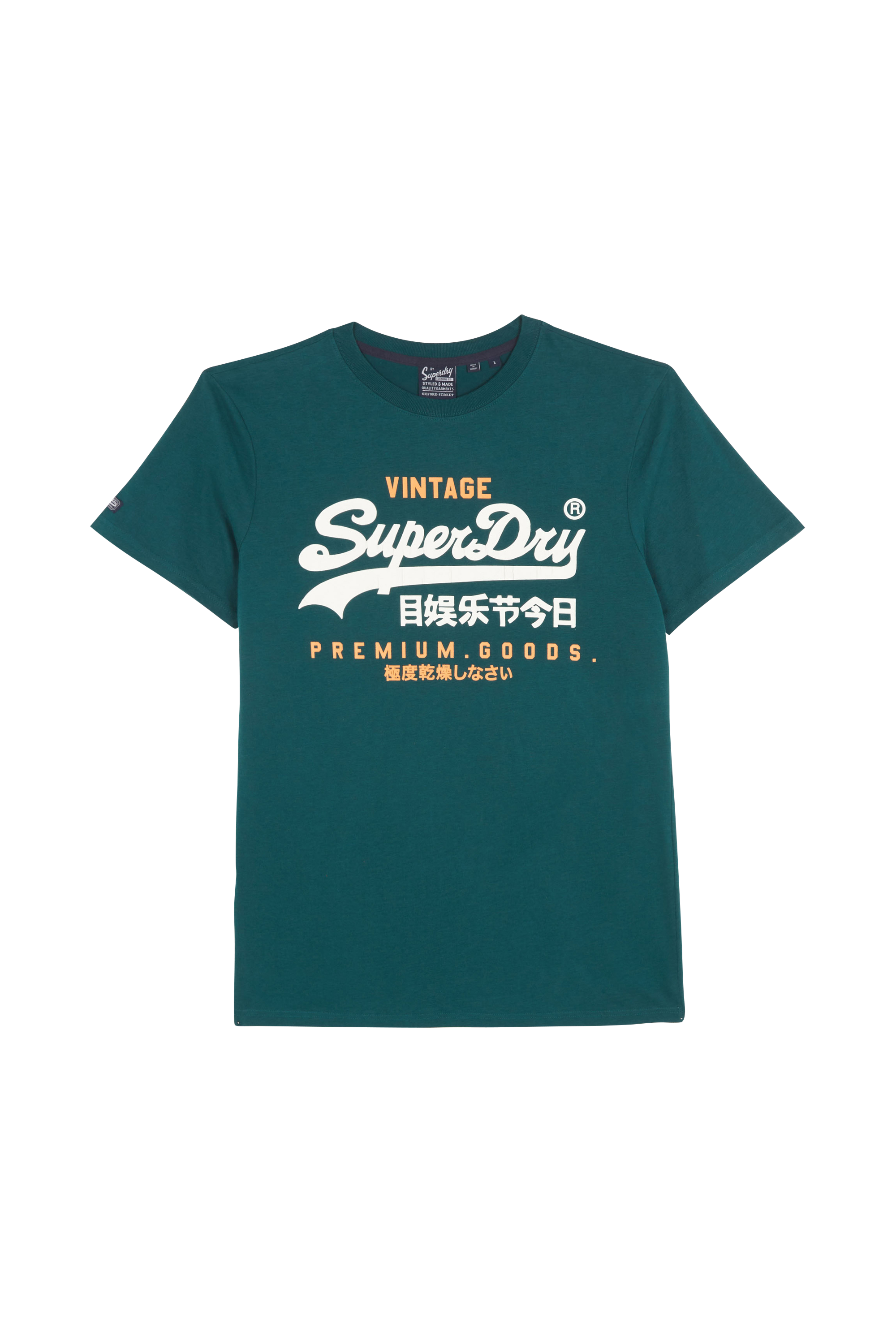 T-shirt SUPERDRY Vert