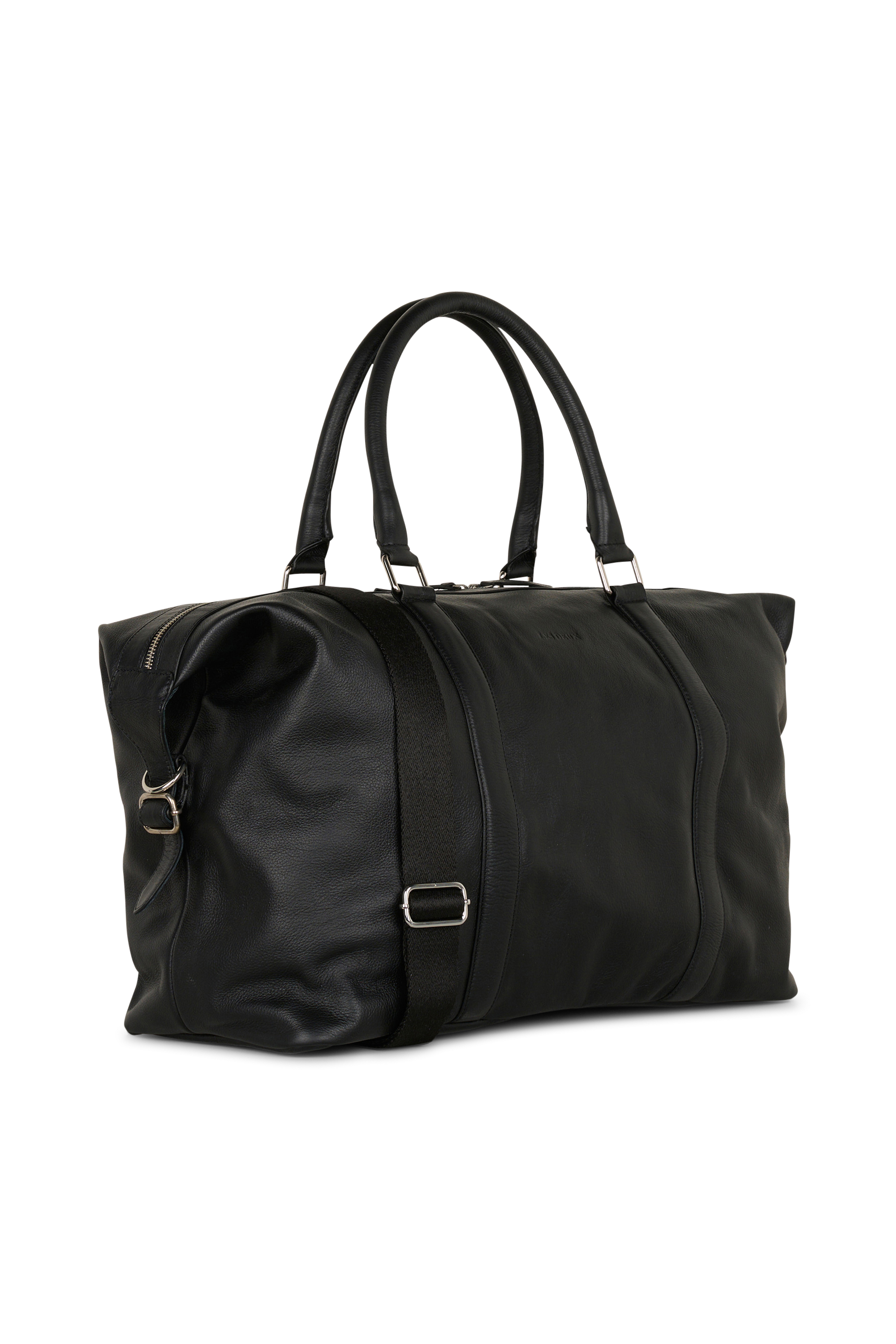 Large leather tote bag  | Black LES DEUX Men