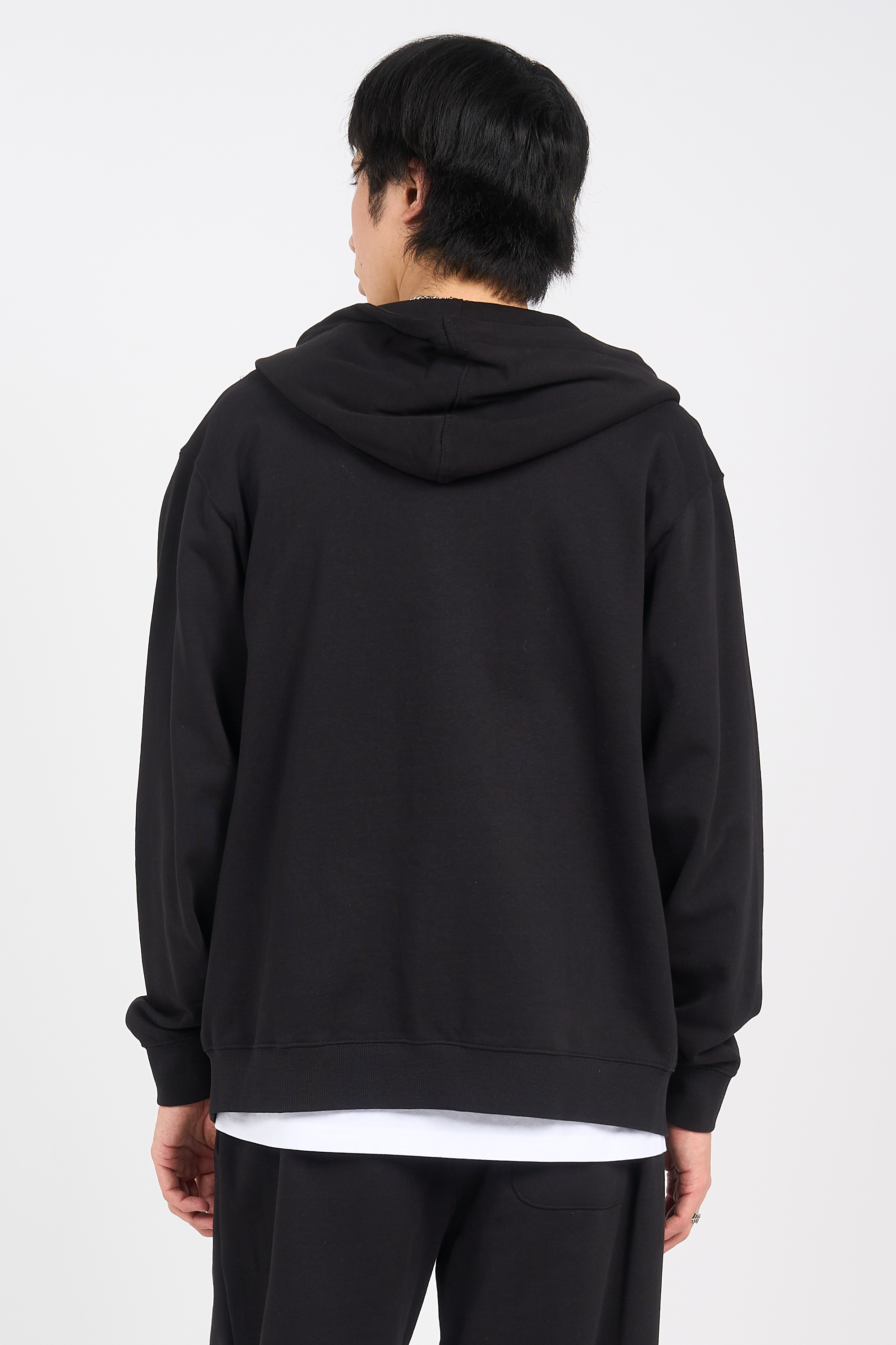 Zip-up hoodie Black