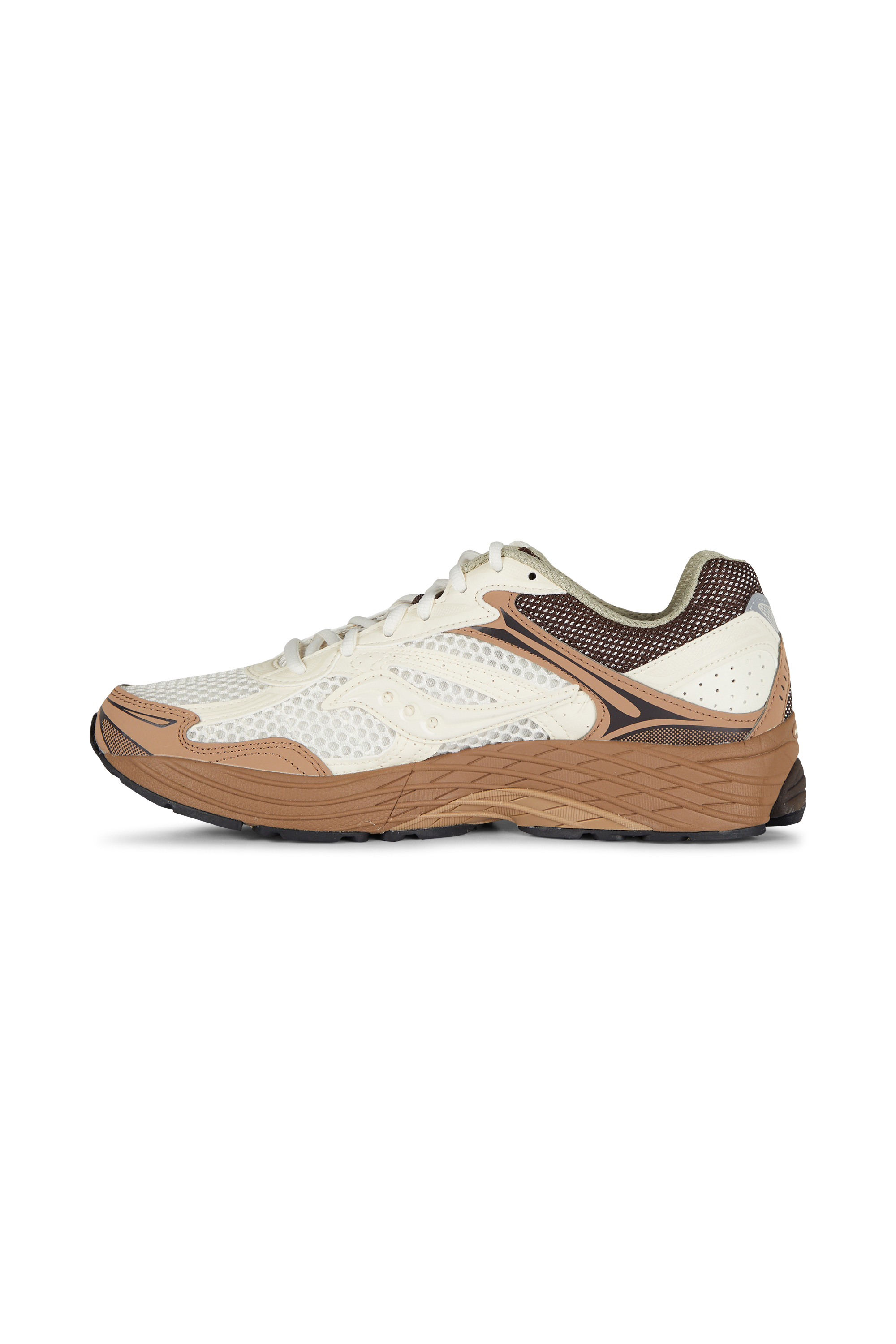 Men?s Storm 96 LO fabric and leather sneakers | Brown SAUCONY Men