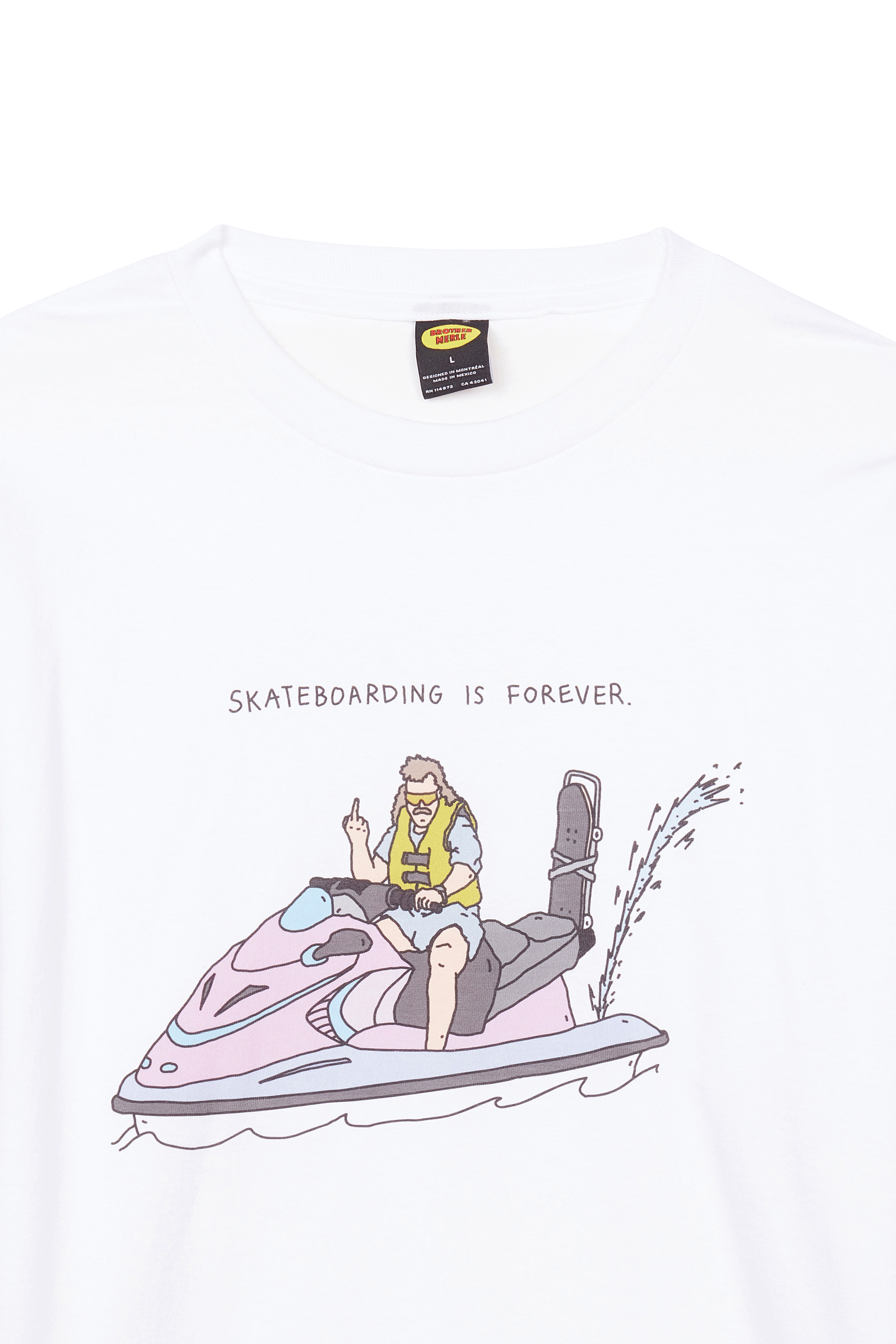 T-shirt BROTHER MERLE Blanc