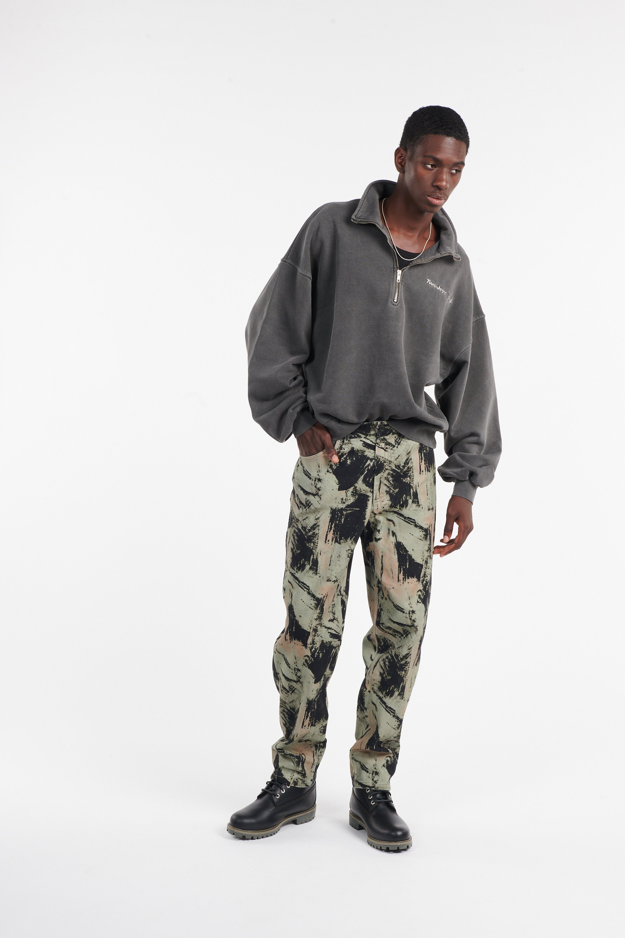 Sweatshirt TWOJEYS Gris