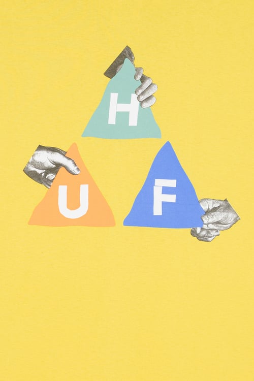 HUF T-shirt Jaune