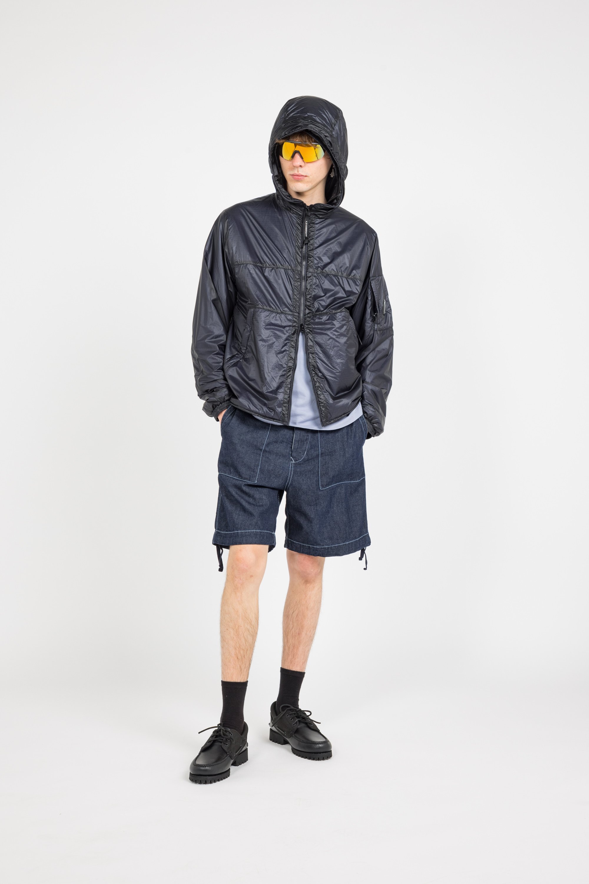 Lightweight quilted padded jacket with high neck Nada shell