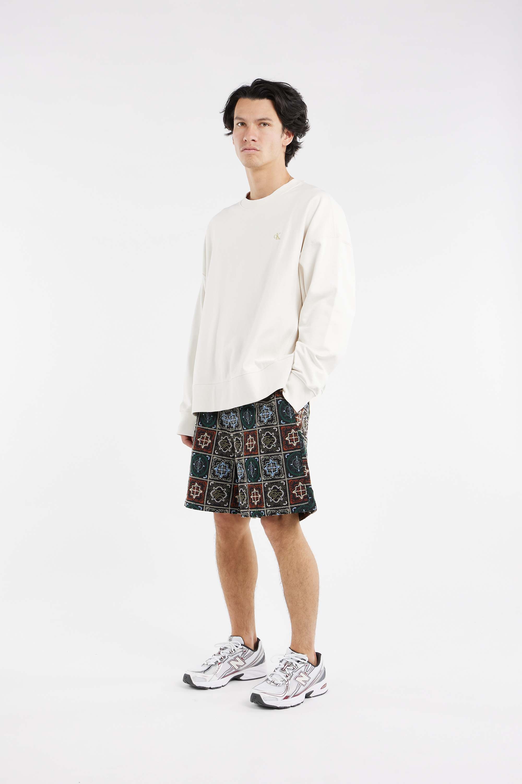Sweatshirt Blanc