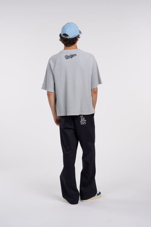 NEW ERA Regular-fit round-neck cotton T-shirt Grey