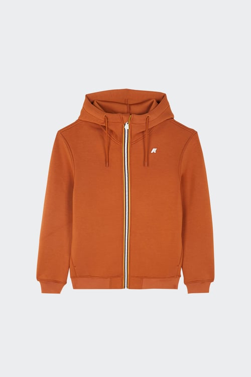 K-WAY Hoodie zippé Orange