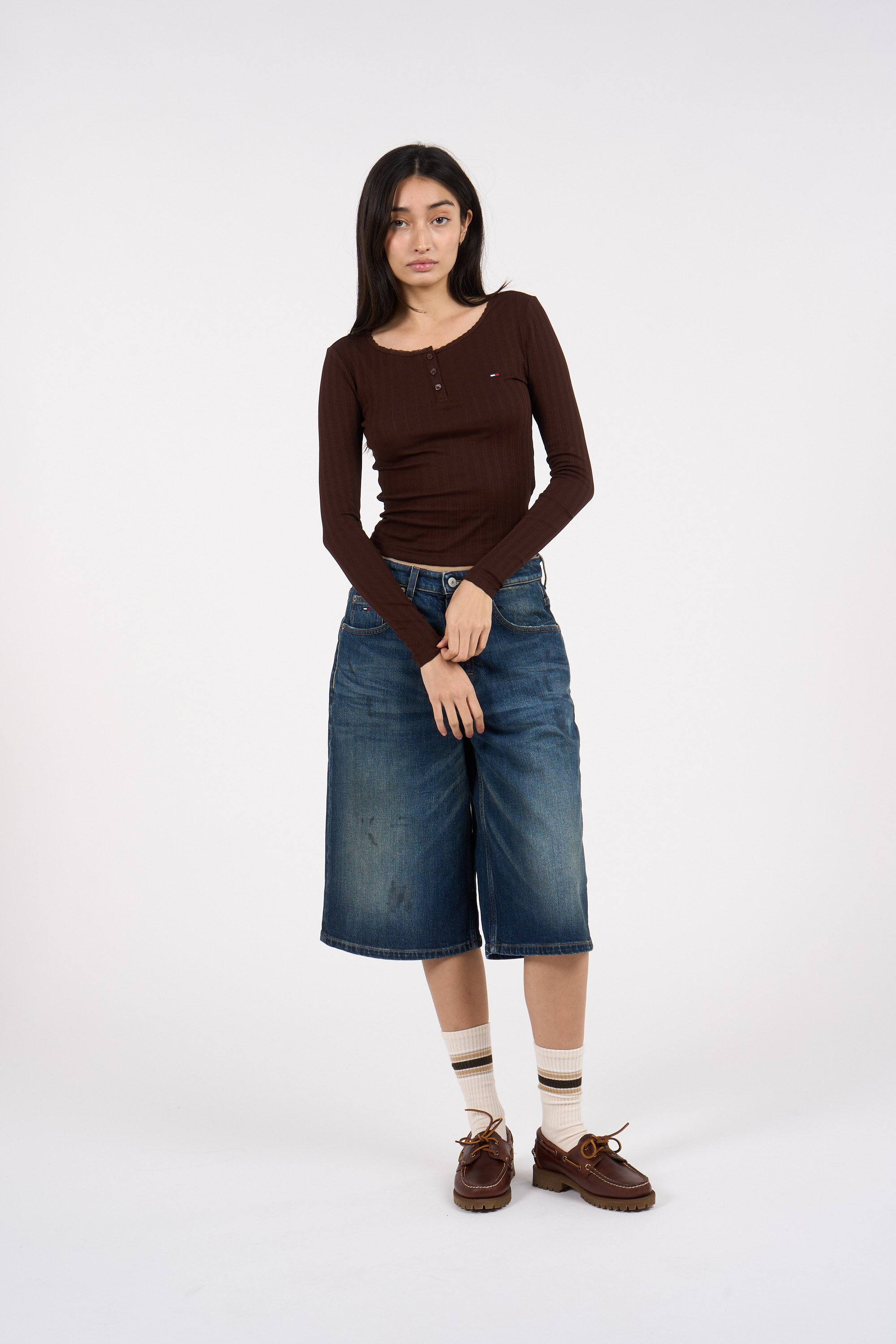 Shorts TOMMY JEANS Brown