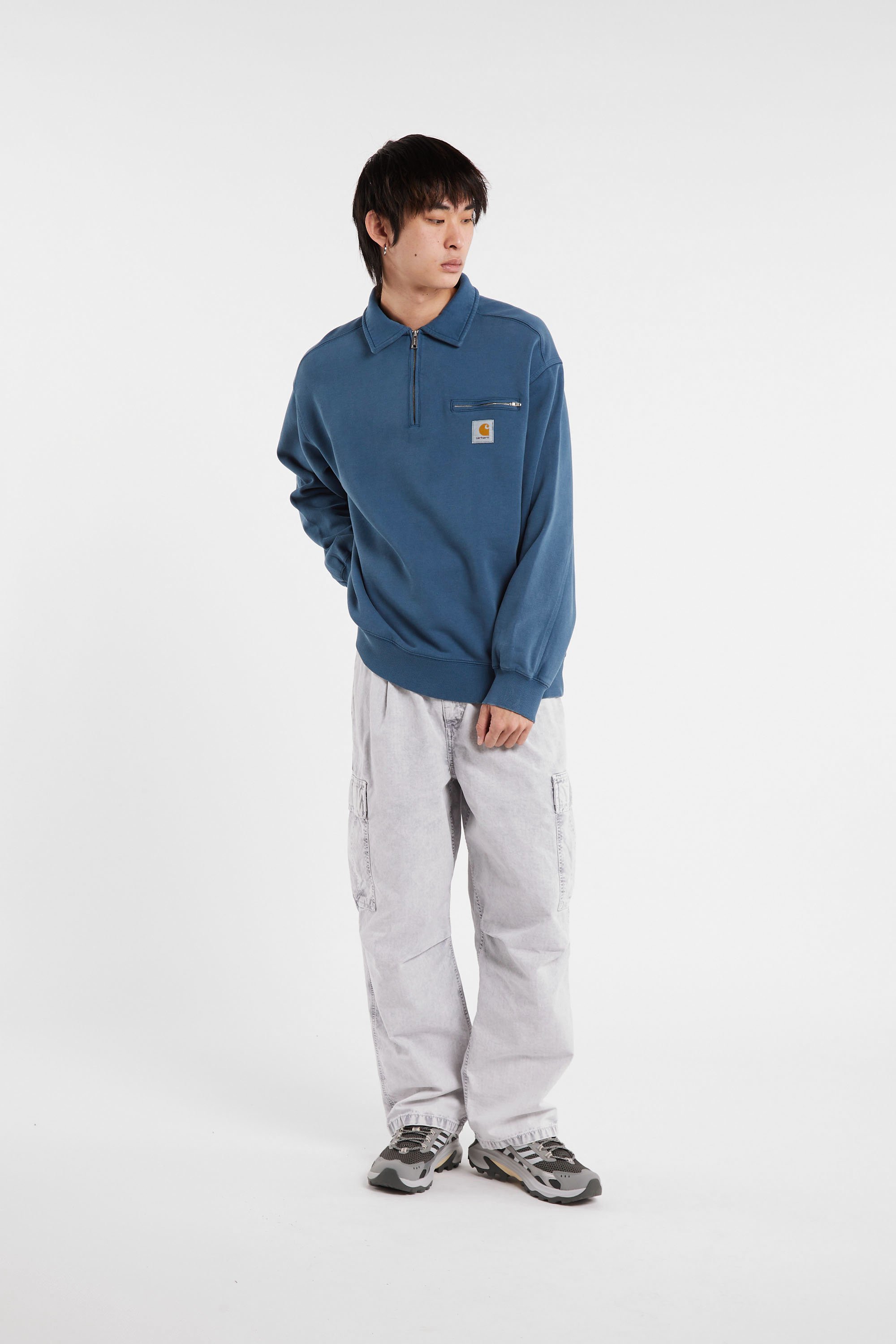 Sweat zippé CARHARTT WIP Bleu