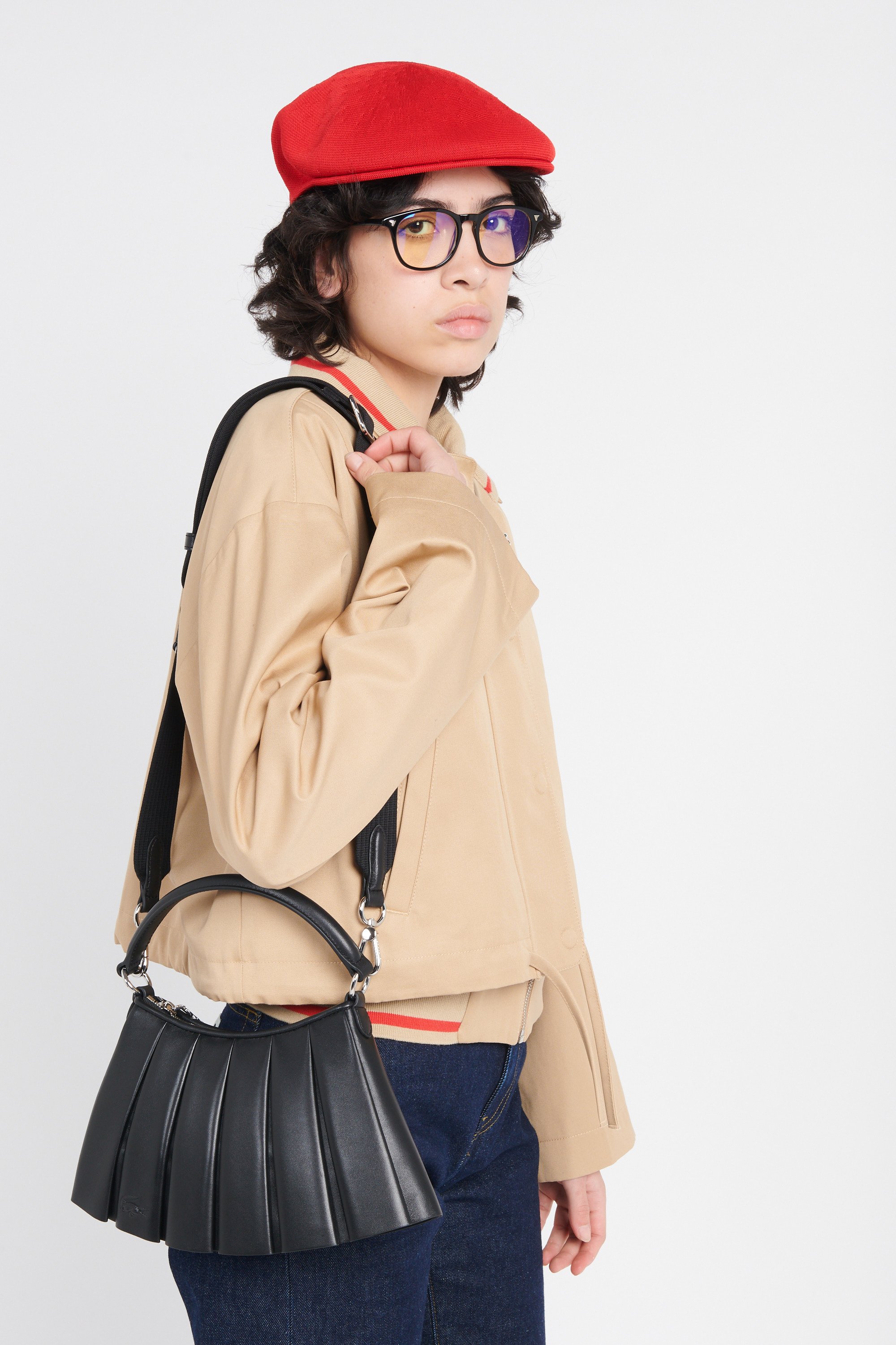 Sac à bandoulière LACOSTE Noir