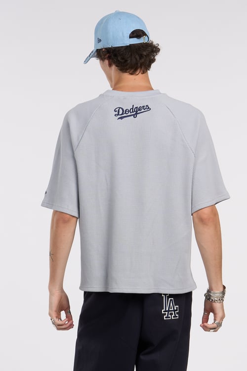 NEW ERA Regular-fit round-neck cotton T-shirt Grey