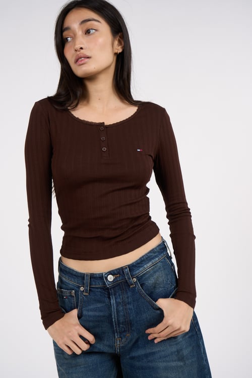 TOMMY JEANS Shorts Brown