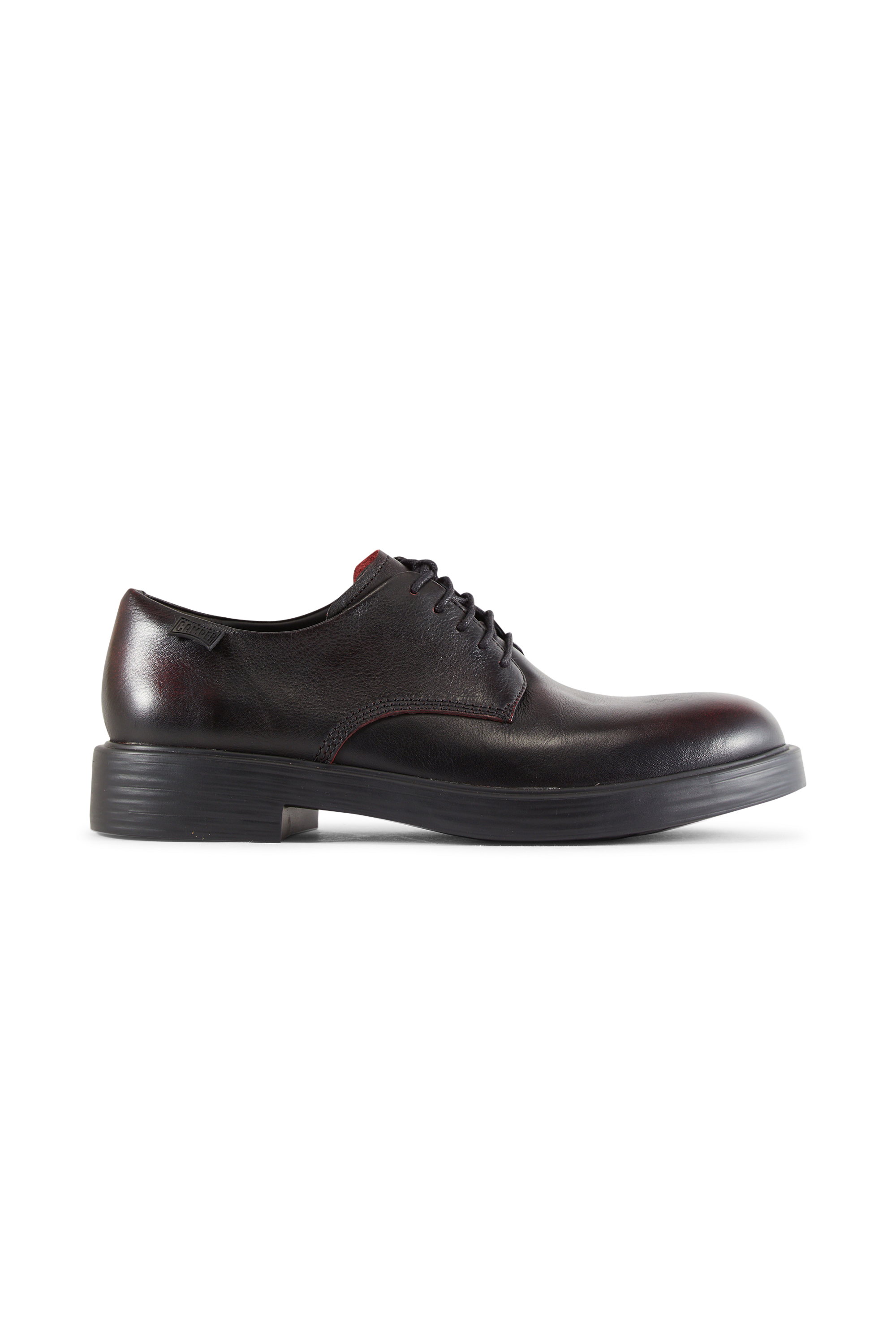 Leather deck shoes CAMPER Black