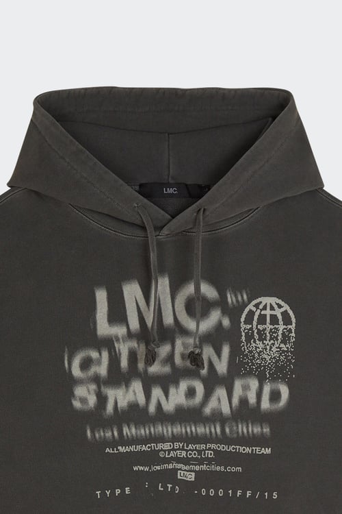 LOST MANAGEMENT CITIES Hoodie Noir