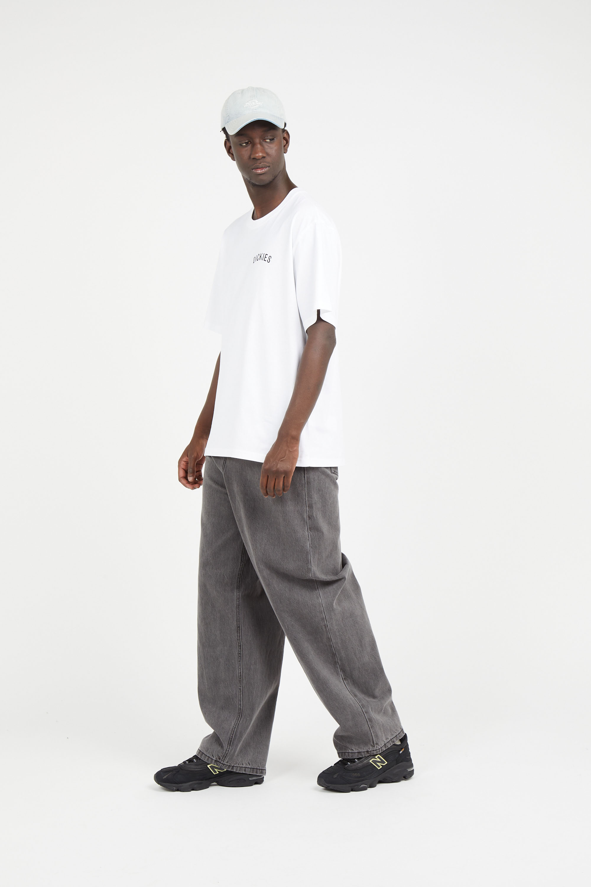 Regular-fit round-neck cotton T-shirt White