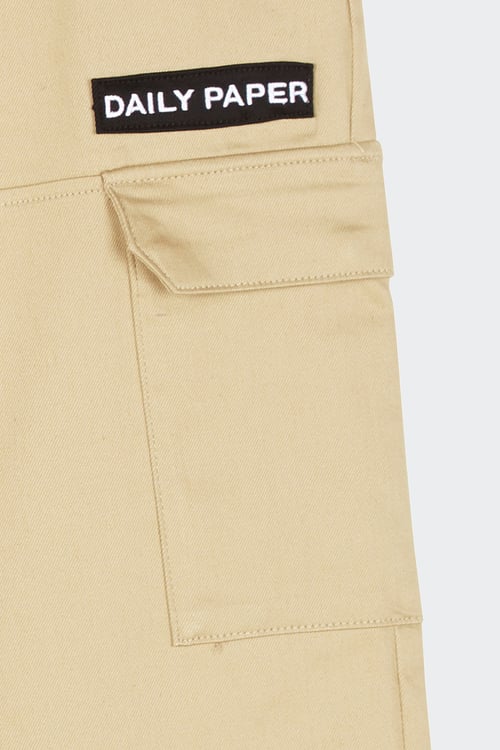 DAILY PAPER pantalon cargo Beige