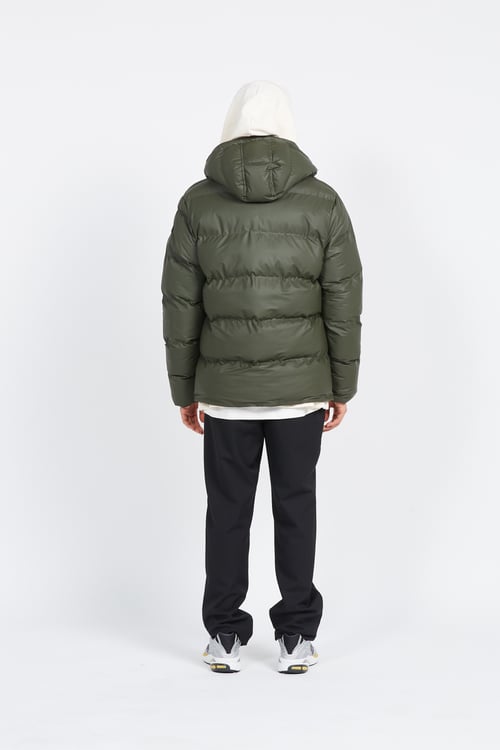 SCHOTT Puffer Jacket Green
