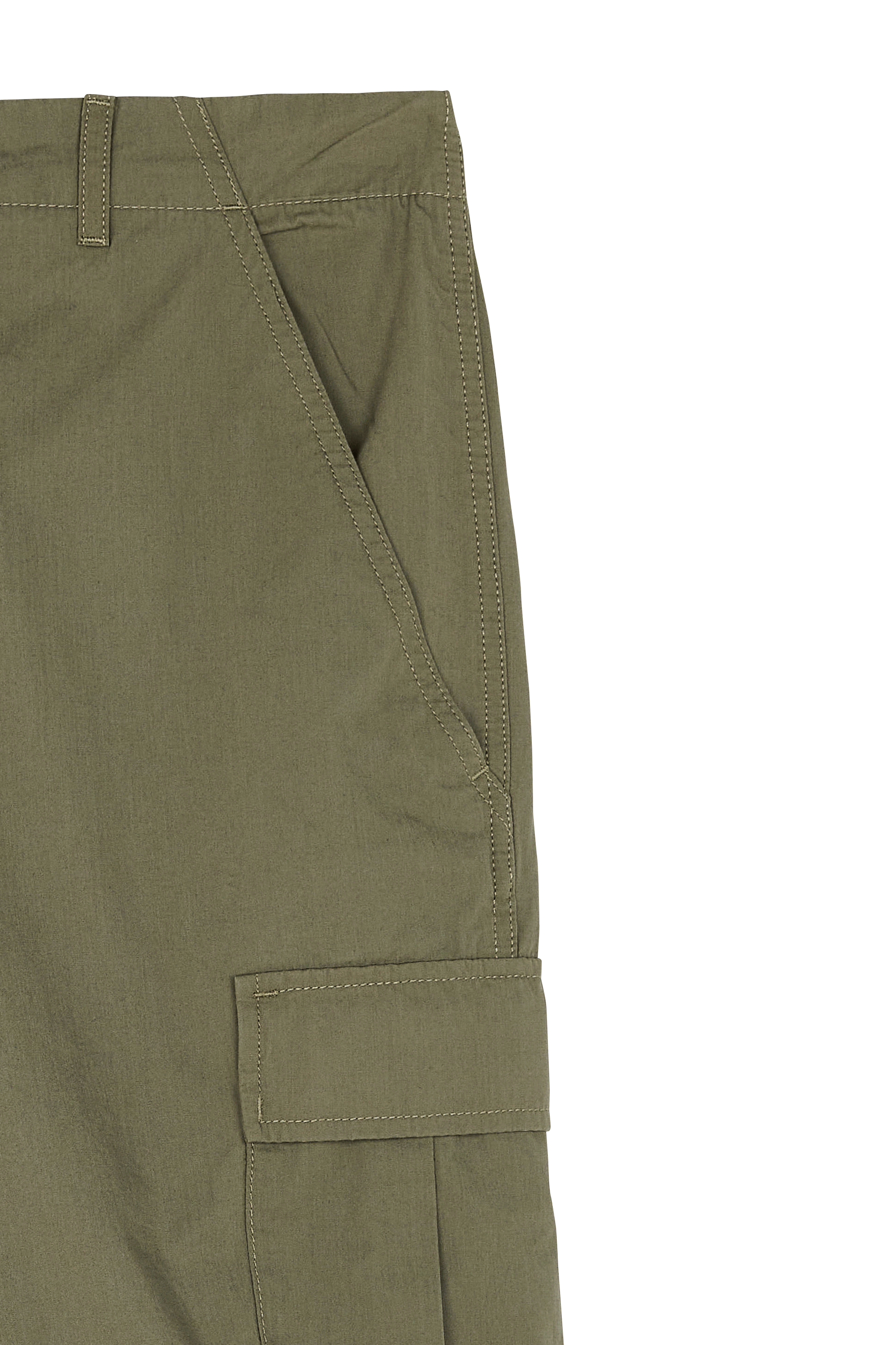 Pantalon cargo Vert
