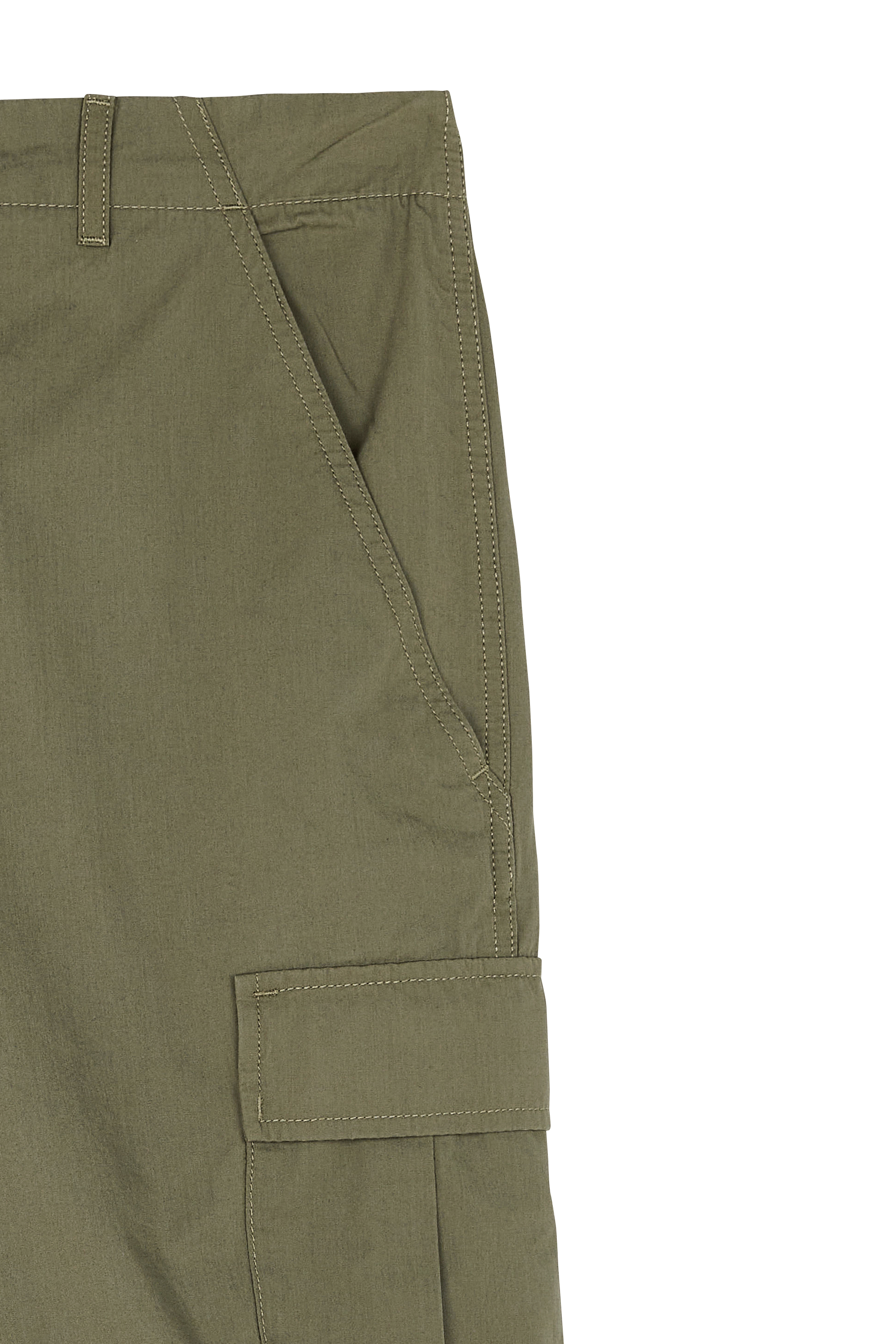 Pantalon cargo Vert