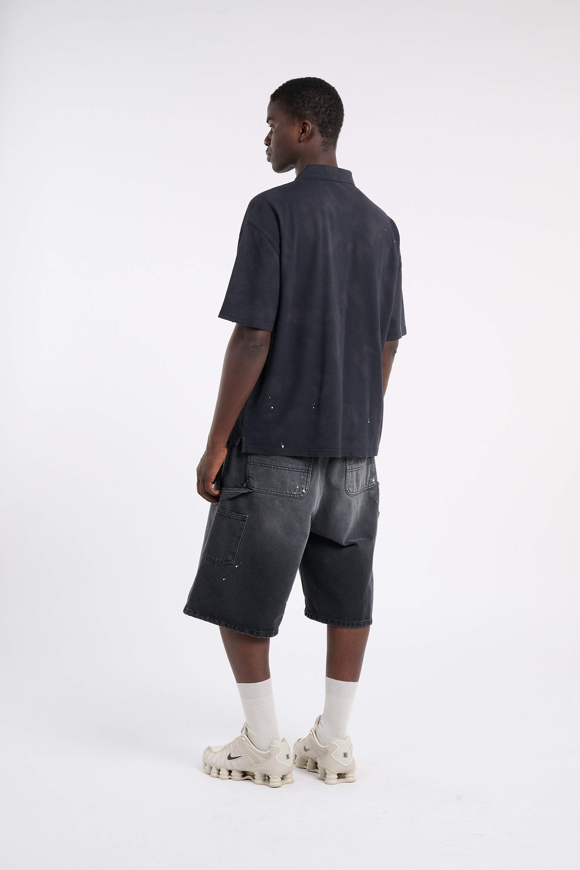 Denim Bermuda shorts | Black CARHARTT WIP Men