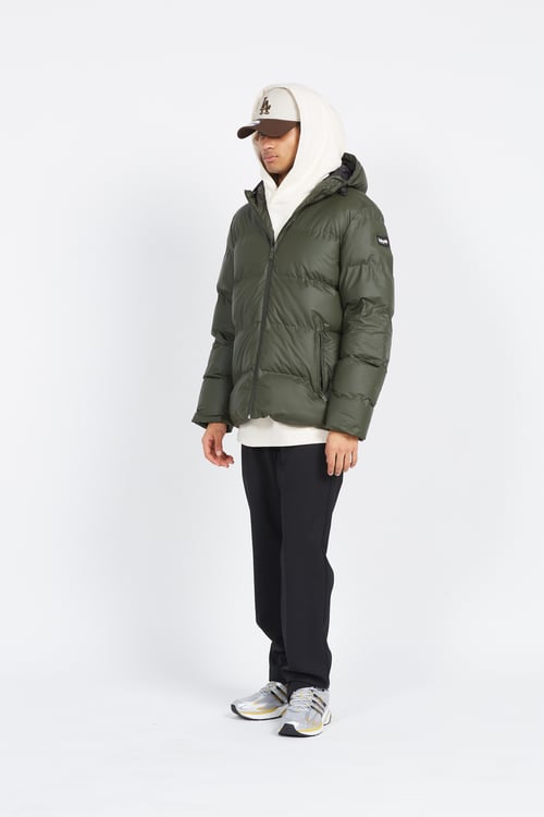 SCHOTT Puffer Jacket Green