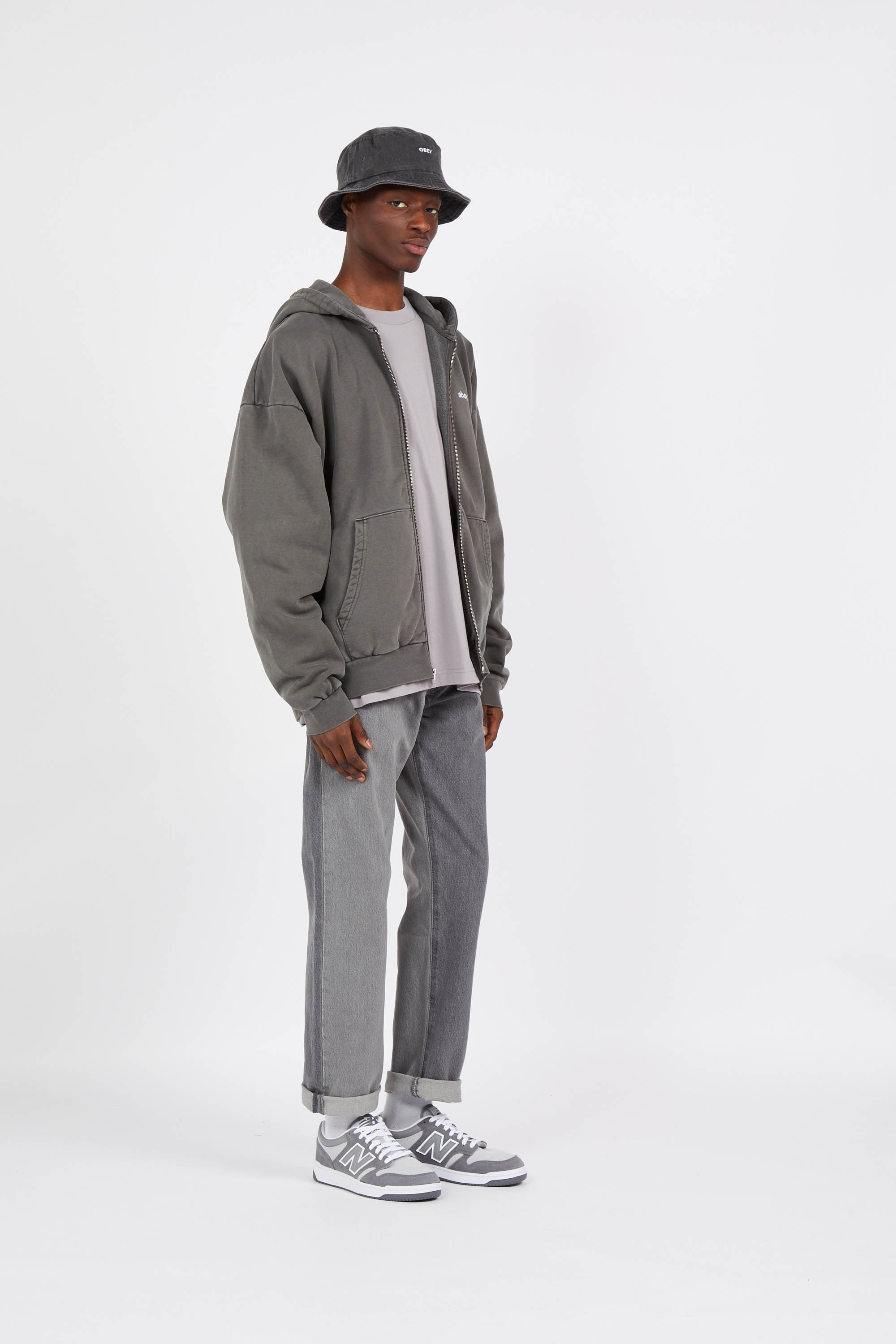 Hoodie zippé Noir