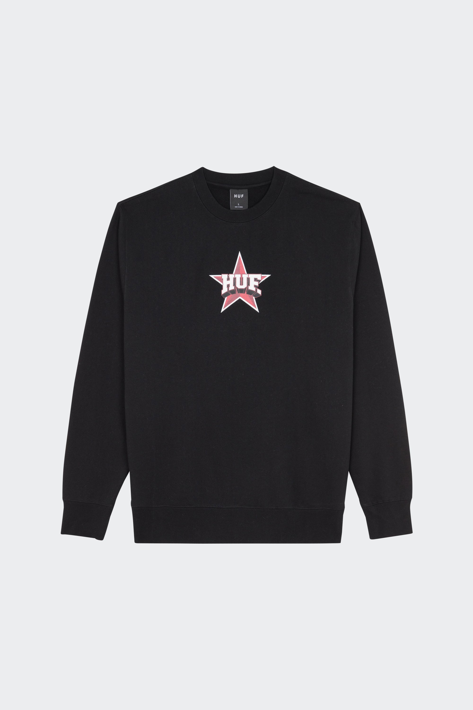 sweatshirt | Black by HUF sweatshirt Black