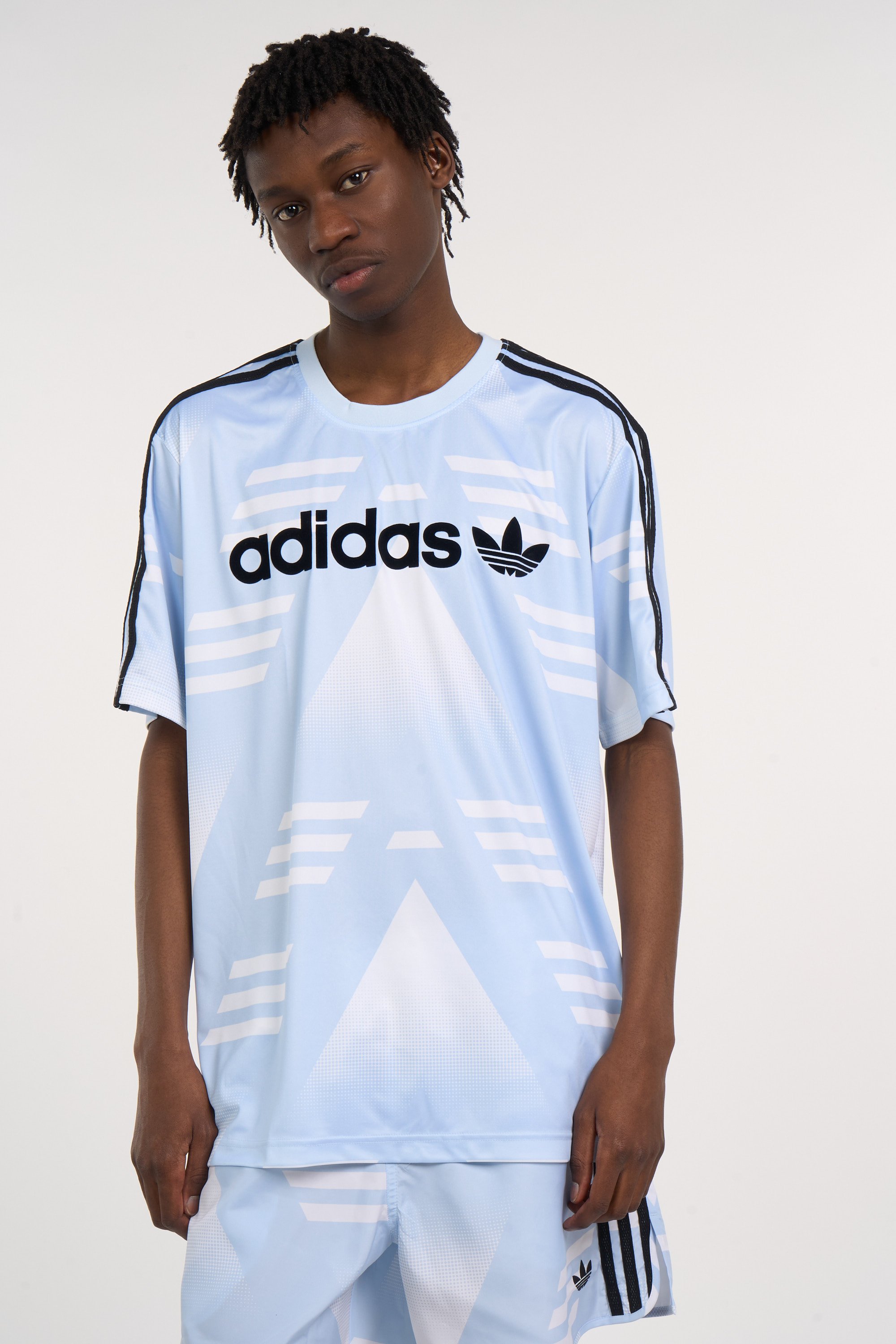 Regular-fit round-neck cotton T-shirt | White ADIDAS Men